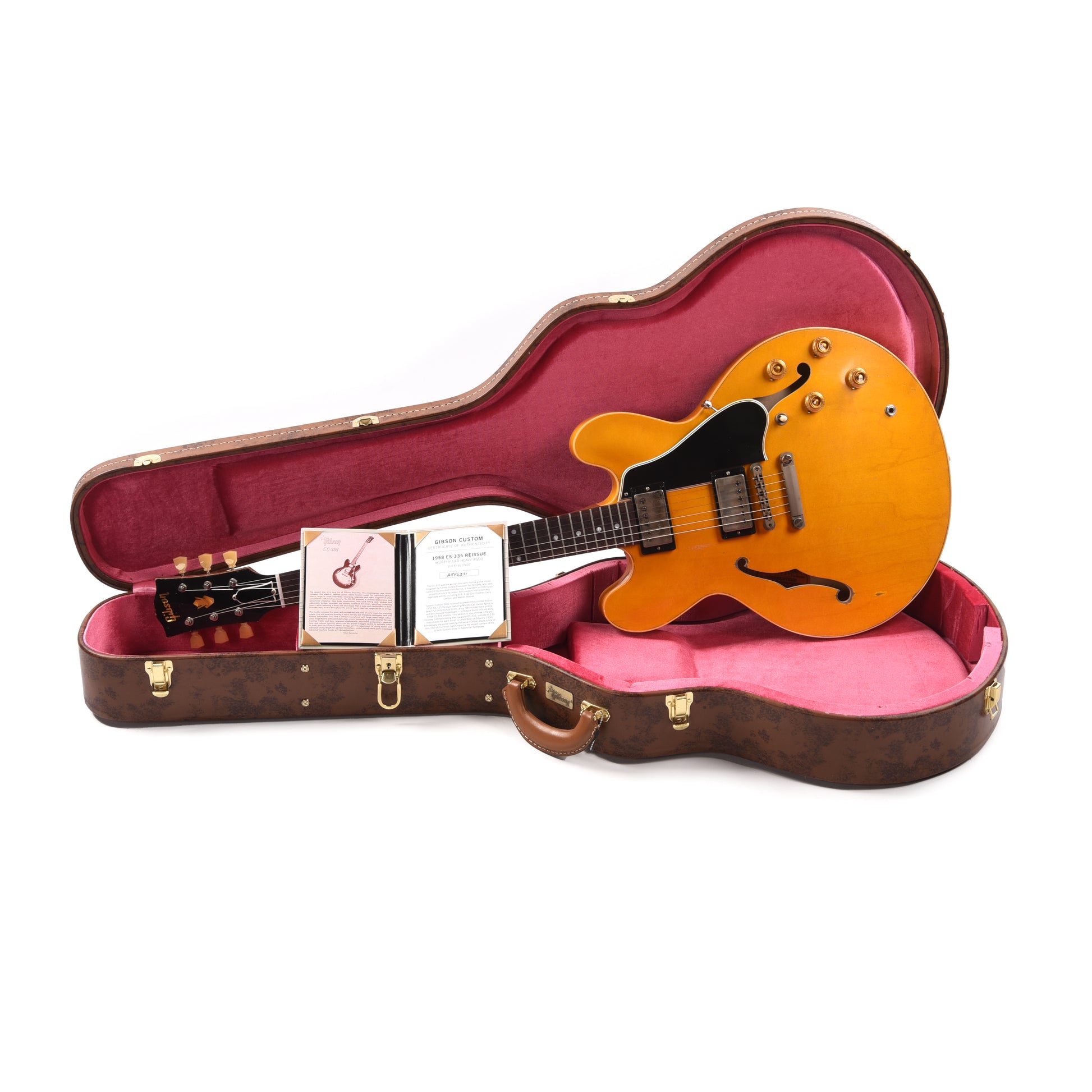 Gibson Custom Shop Limited Edition 1958 ES-335 Murphy Lab Heavy Aged Dirty Blonde Electric Guitars / Semi-Hollow