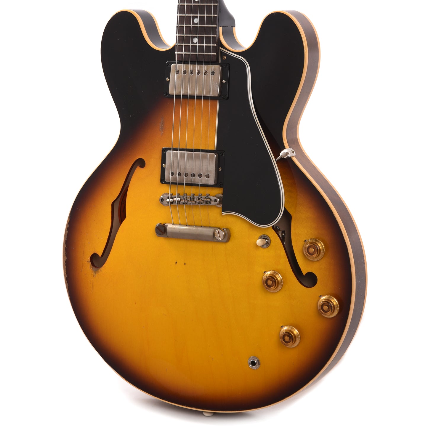 Gibson Custom Shop Limited Edition 1958 ES-335 Murphy Lab Heavy Aged Faded Tobacco Burst Electric Guitars / Semi-Hollow