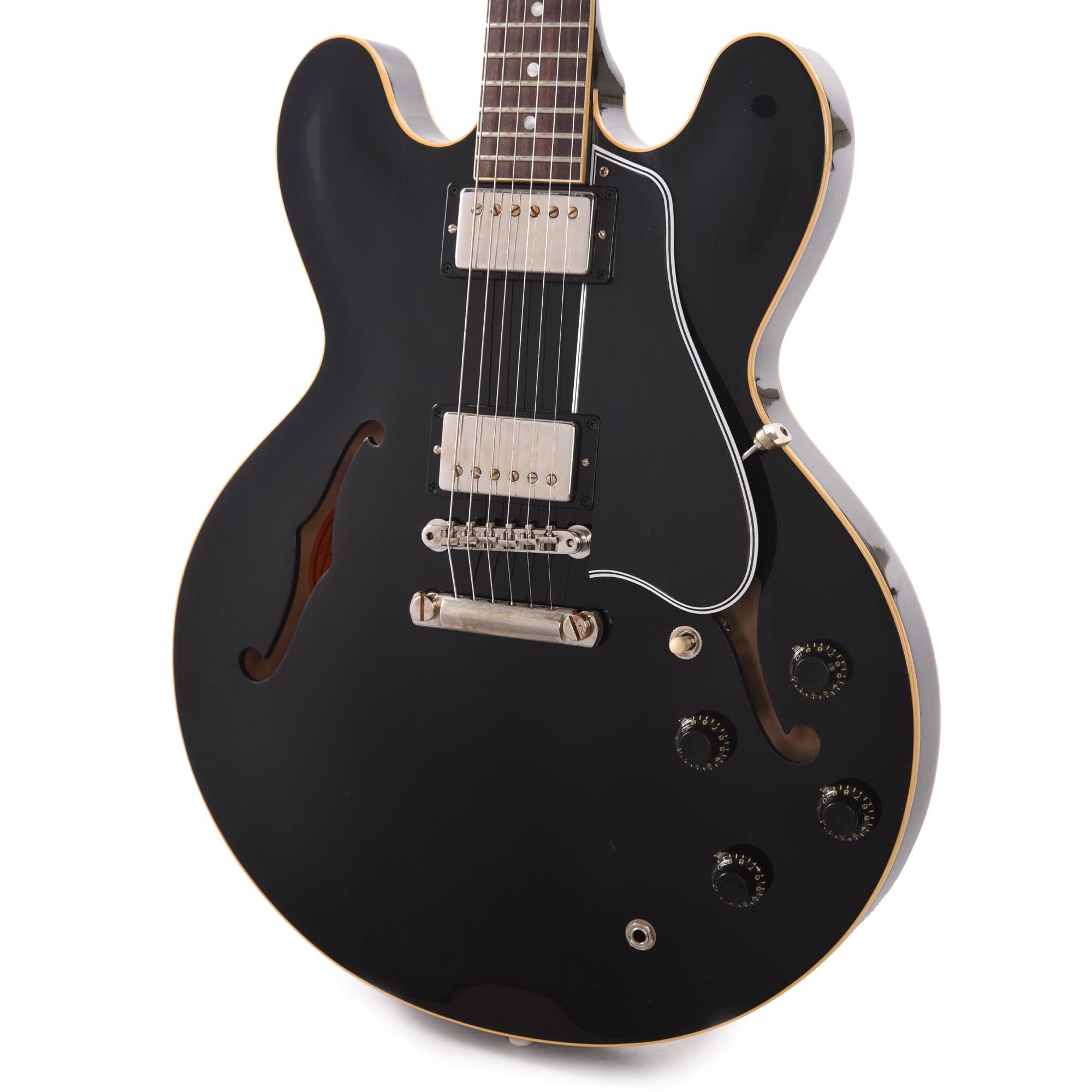 Gibson Custom Shop Murphy Lab 1959 ES-335 Reissue Ebony Ultra Light Aged Nickel Hardware Electric Guitars / Semi-Hollow