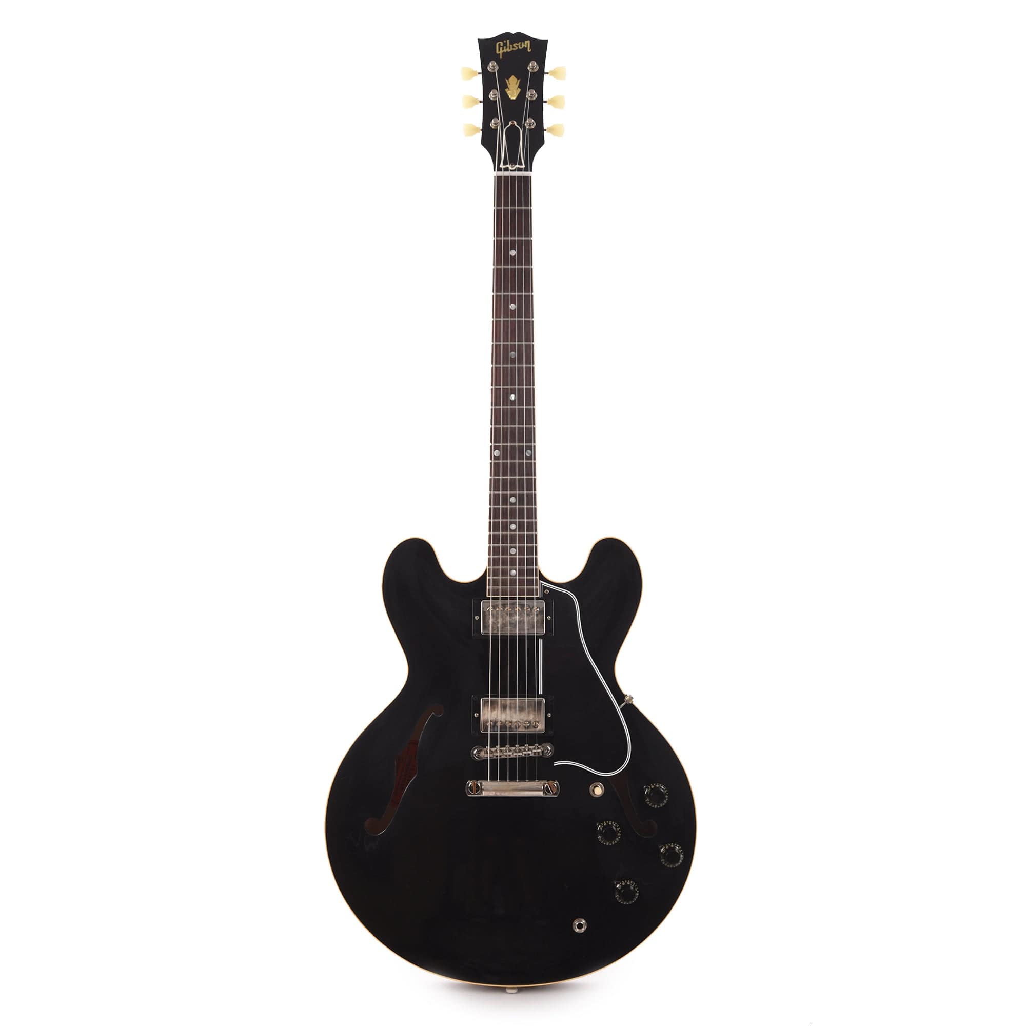 Gibson Custom Shop Murphy Lab 1959 ES-335 Reissue Ebony Ultra Light Aged Nickel Hardware Electric Guitars / Semi-Hollow