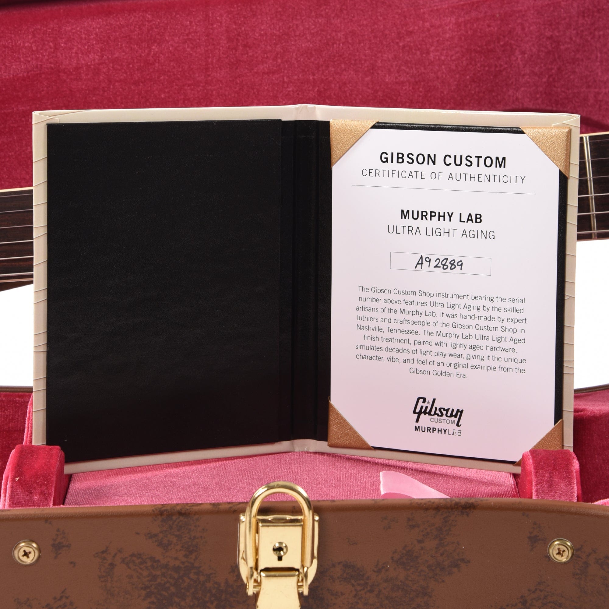 Gibson Custom Shop Murphy Lab 1959 ES-335 Reissue Ebony Ultra Light Aged Nickel Hardware Electric Guitars / Semi-Hollow
