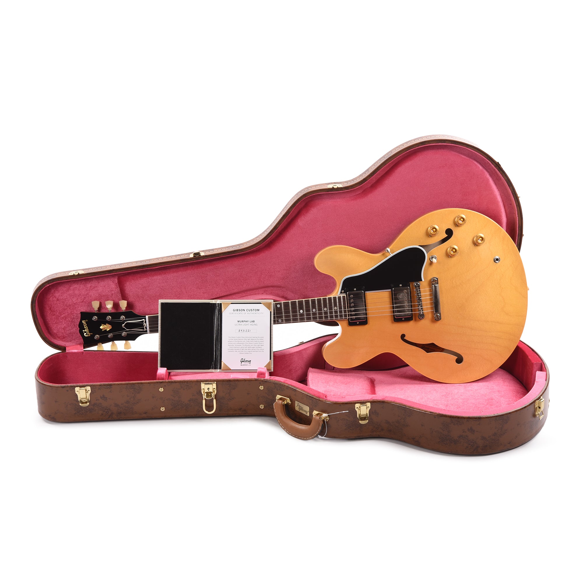 Gibson Custom Shop Murphy Lab 1959 ES-335 Reissue Vintage Natural Ultra Light Aged Electric Guitars / Semi-Hollow