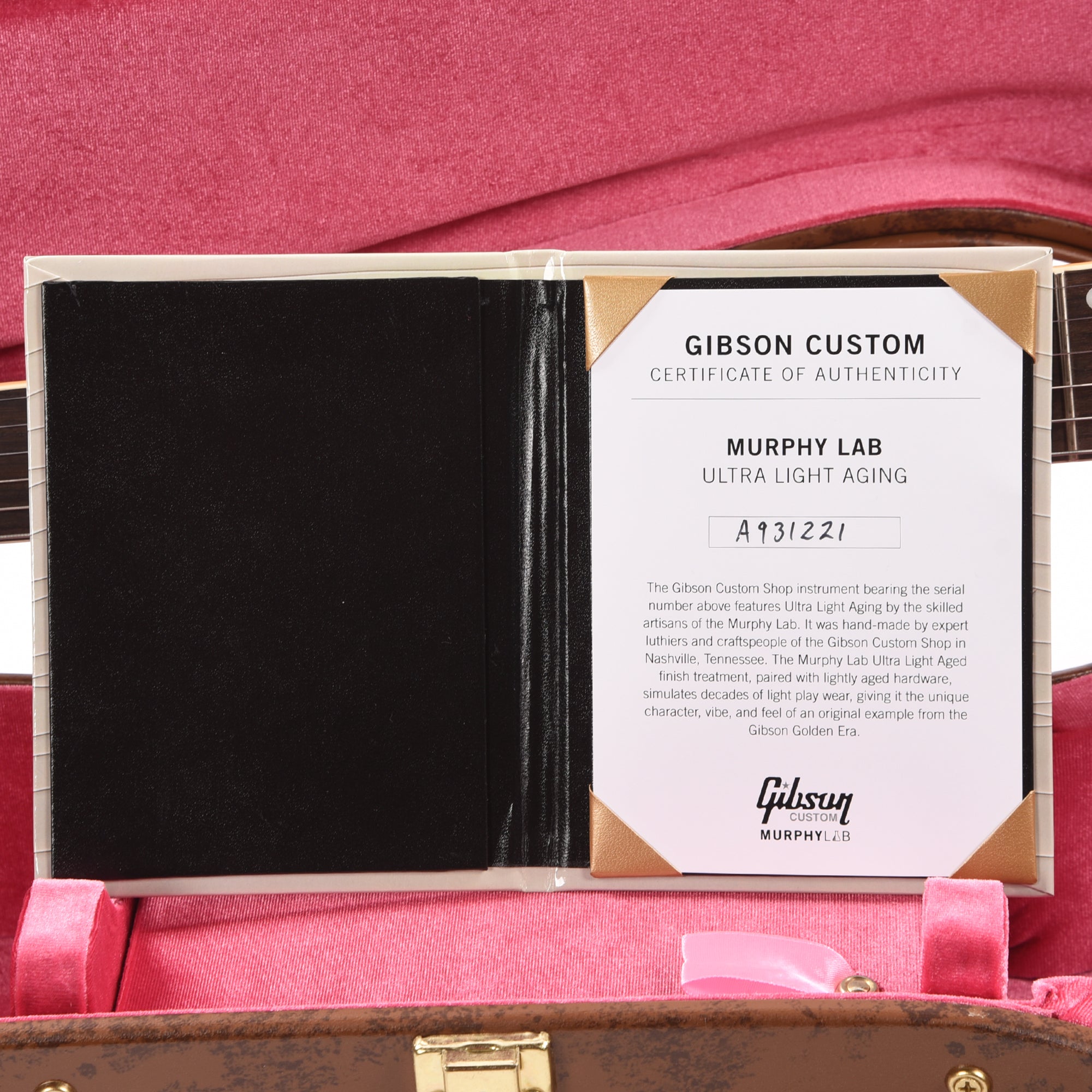 Gibson Custom Shop Murphy Lab 1959 ES-335 Reissue Vintage Natural Ultra Light Aged Electric Guitars / Semi-Hollow