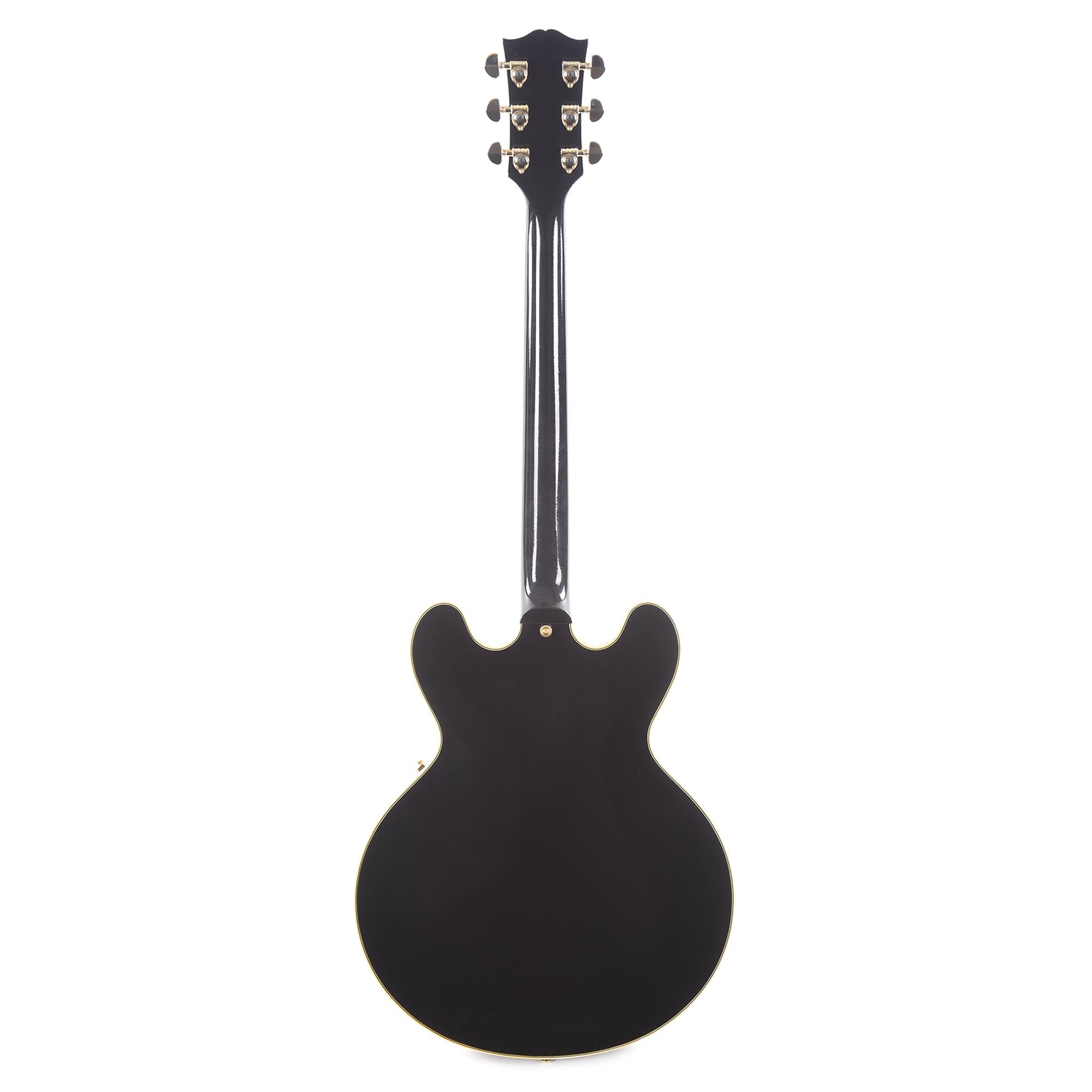Gibson Custom Shop Murphy Lab 1959 ES-355 Reissue Ebony Ultra Light Aged w/Stop Bar Electric Guitars / Semi-Hollow