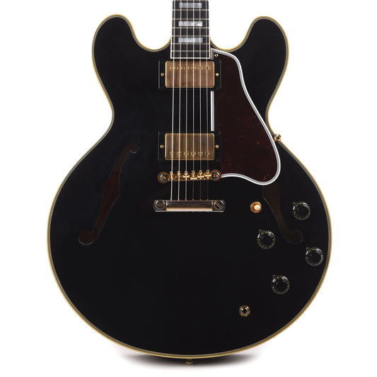 Gibson Custom Shop Murphy Lab 1959 ES-355 Reissue Ebony Ultra Light Aged w/Stop Bar Electric Guitars / Semi-Hollow