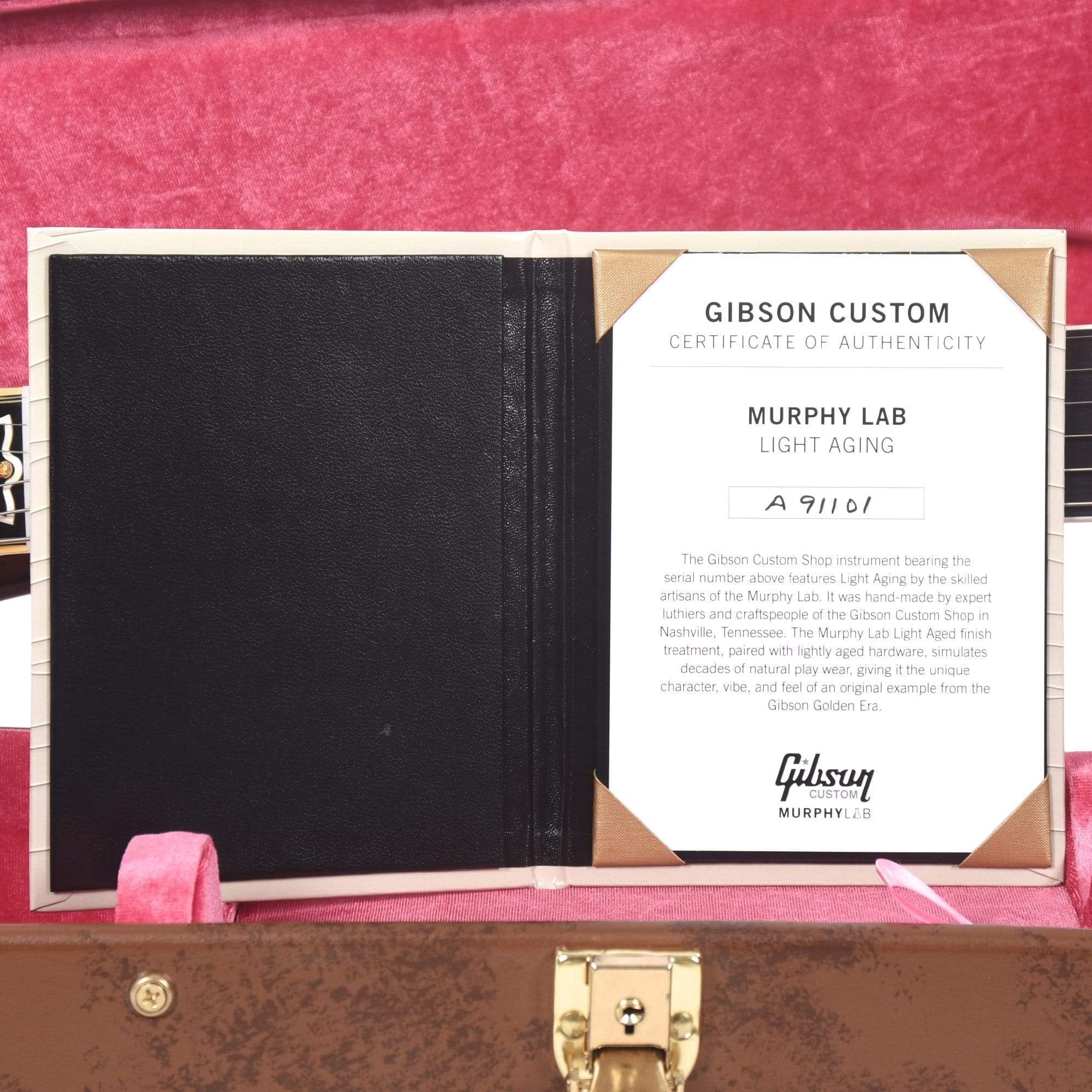 Gibson Custom Shop Murphy Lab 1959 ES-355 Reissue Stop Bar Watermelon Red Light Aged Electric Guitars / Semi-Hollow