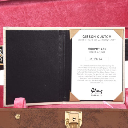 Gibson Custom Shop Murphy Lab 1959 ES-355 Reissue Stop Bar Watermelon Red Light Aged Electric Guitars / Semi-Hollow