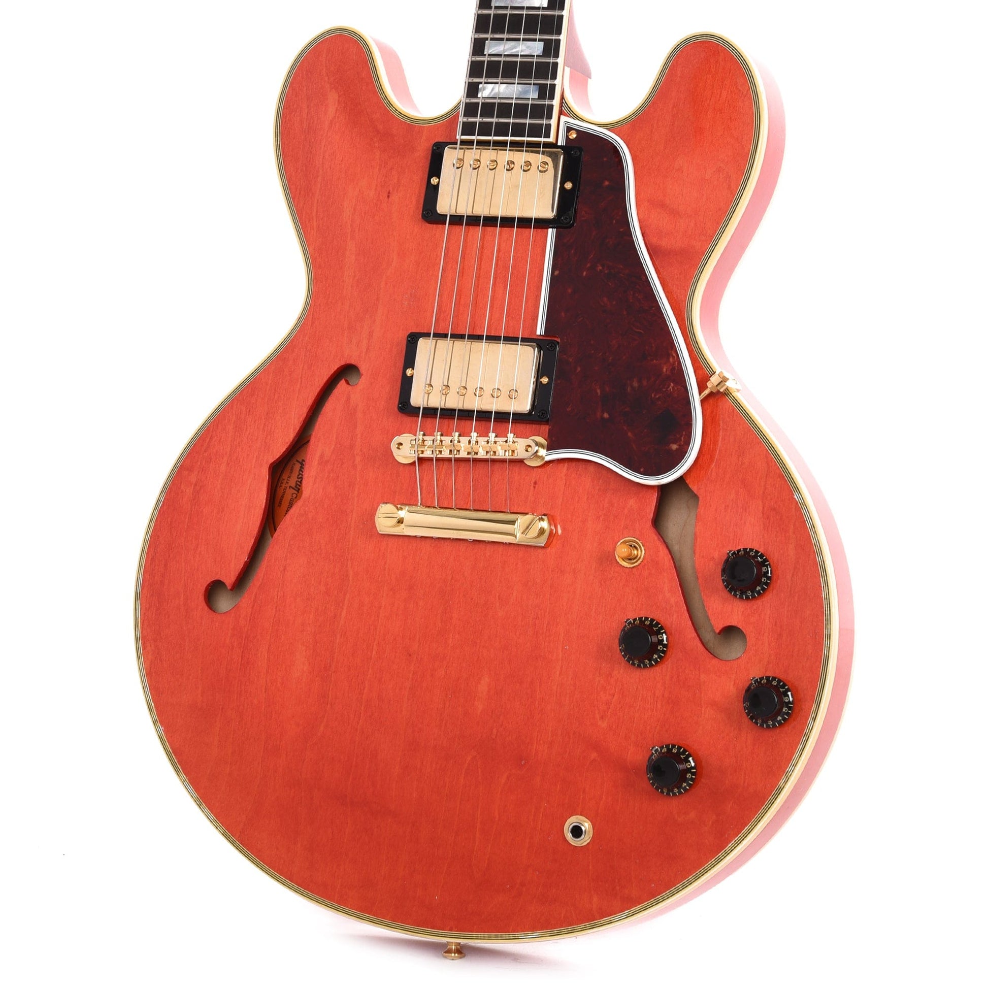Gibson Custom Shop Murphy Lab 1959 ES-355 Reissue Stop Bar Watermelon Red Light Aged Electric Guitars / Semi-Hollow