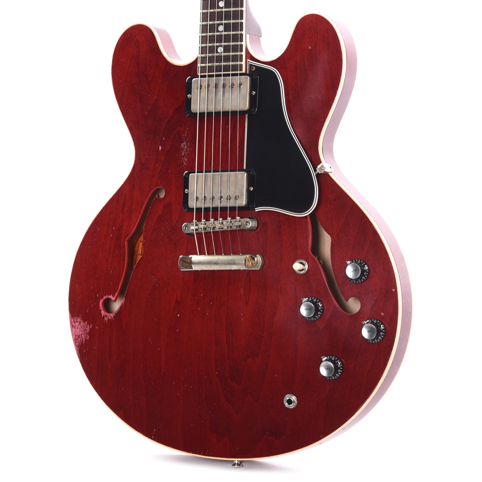 Gibson Custom Shop Murphy Lab 1961 ES-335 Reissue 60s Cherry Heavy Aged Electric Guitars / Semi-Hollow