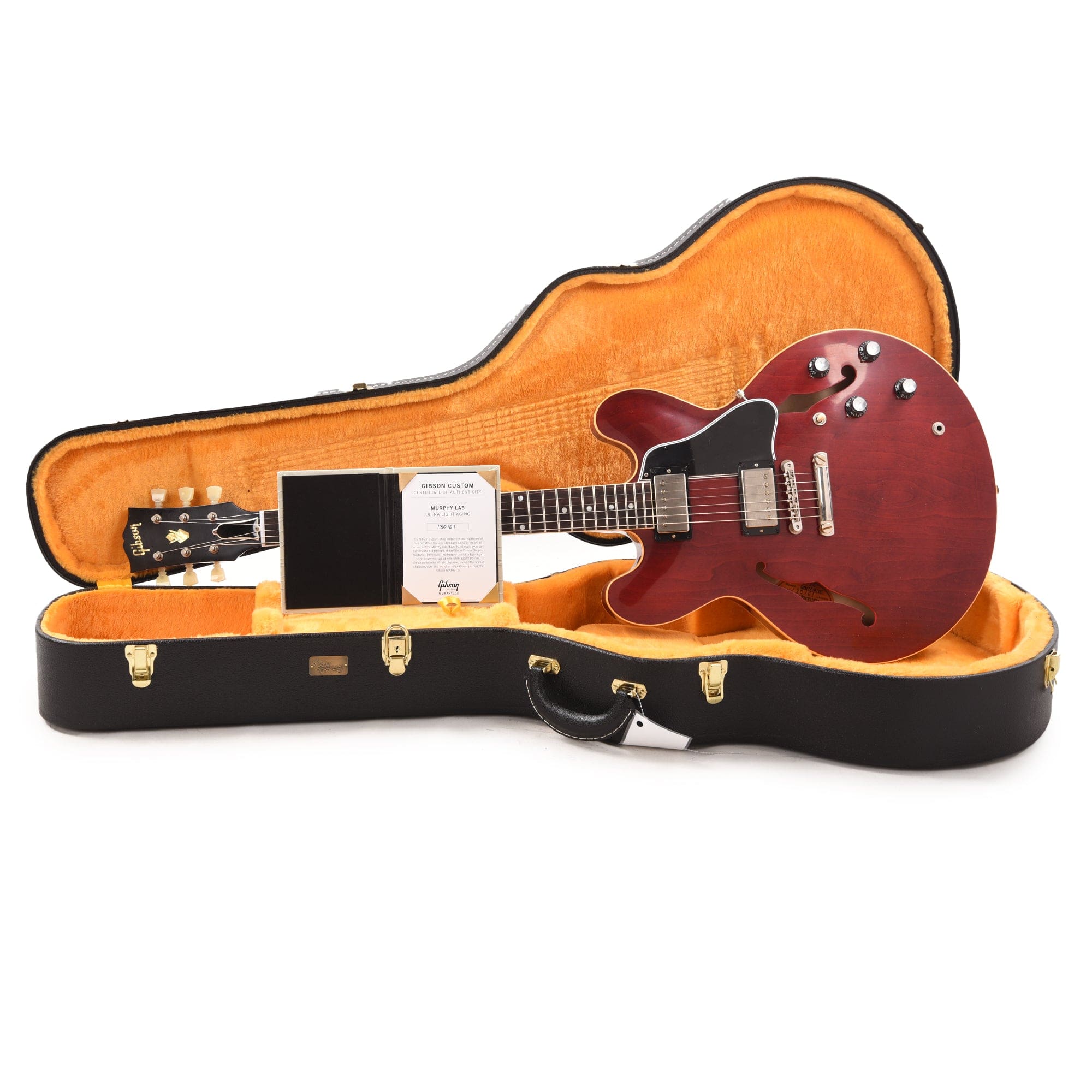 Gibson Custom Shop Murphy Lab 1961 ES-335 Reissue 60s Cherry Ultra Light Aged Electric Guitars / Semi-Hollow