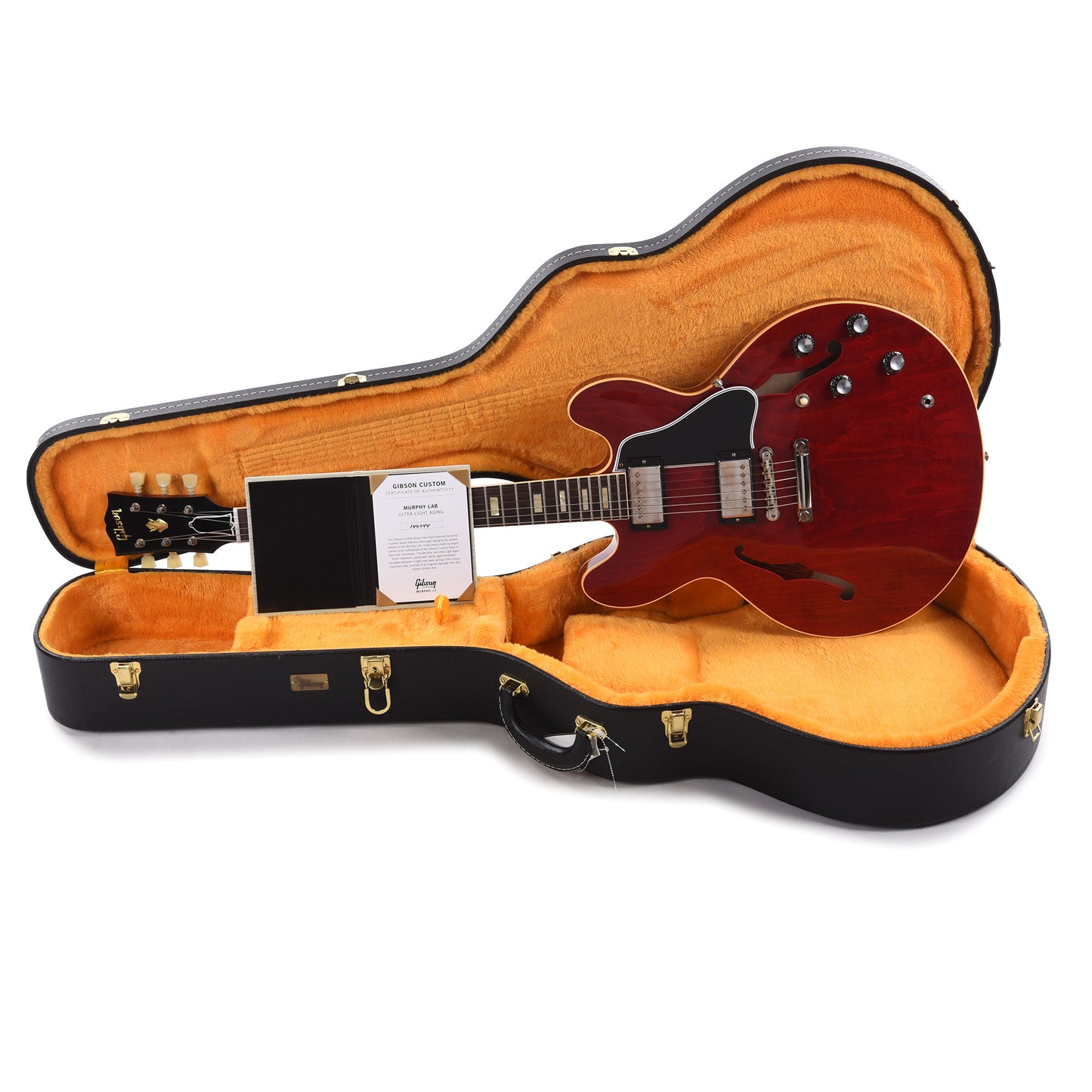 Gibson Custom Shop Murphy Lab 1964 ES-335 Reissue '60s Cherry Ultra Light Aged Electric Guitars / Semi-Hollow
