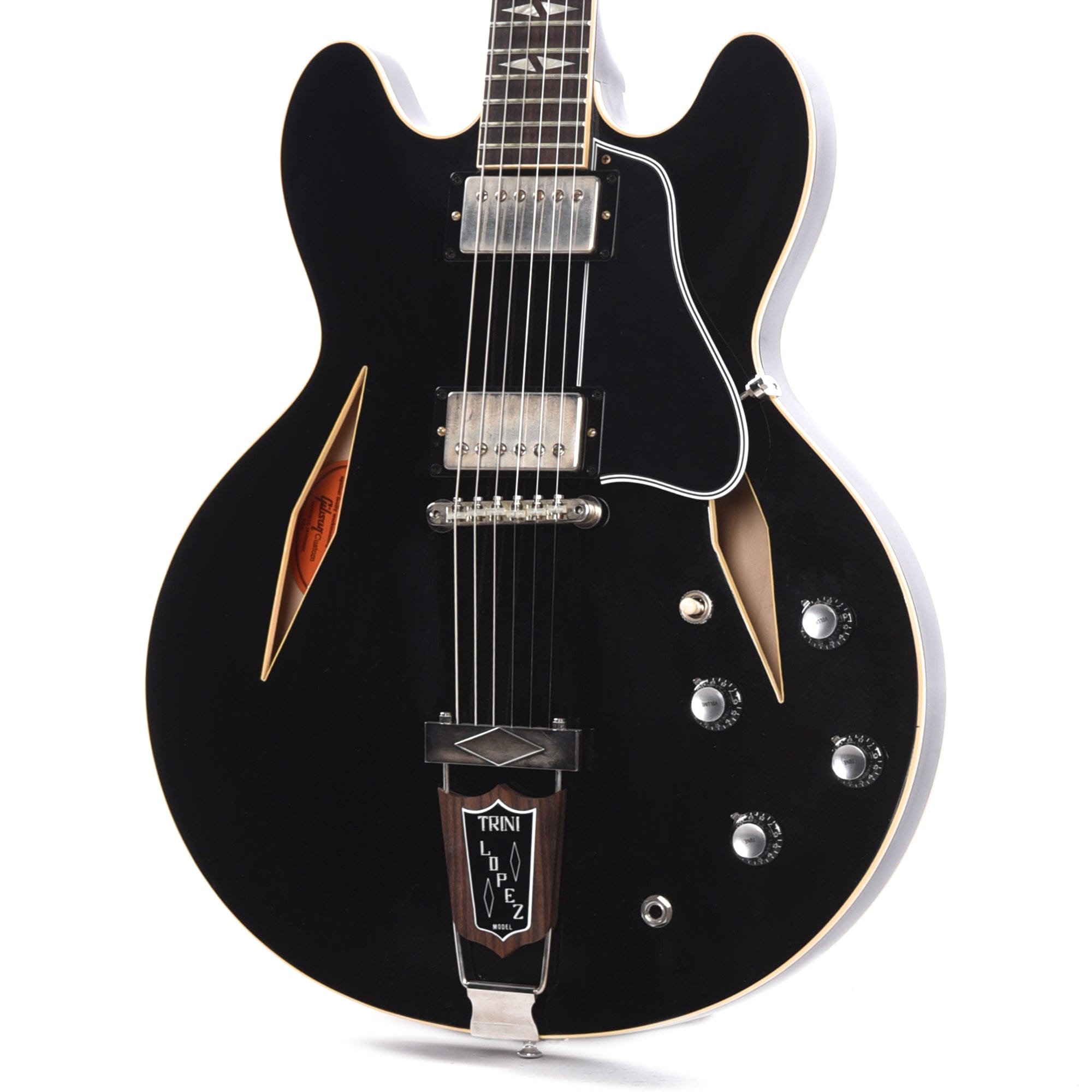 Gibson Custom Shop Murphy Lab 1964 Trini Lopez Standard Reissue Ebony Ultra Light Aged Electric Guitars / Semi-Hollow