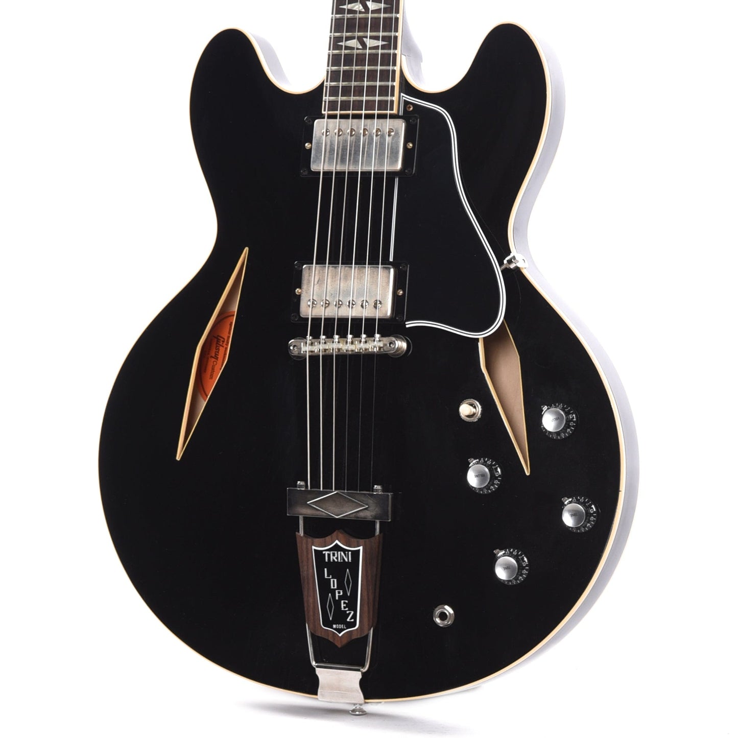 Gibson Custom Shop Murphy Lab 1964 Trini Lopez Standard Reissue Ebony Ultra Light Aged Electric Guitars / Semi-Hollow