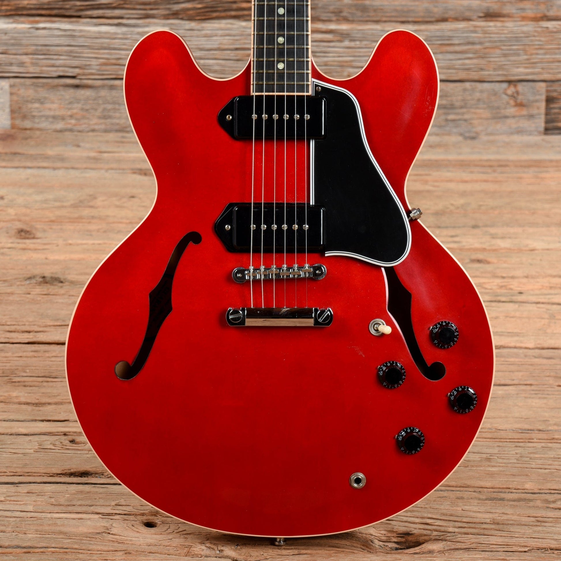 Gibson Custom Traditional Pro P-90 Cherry 2012 Electric Guitars / Semi-Hollow
