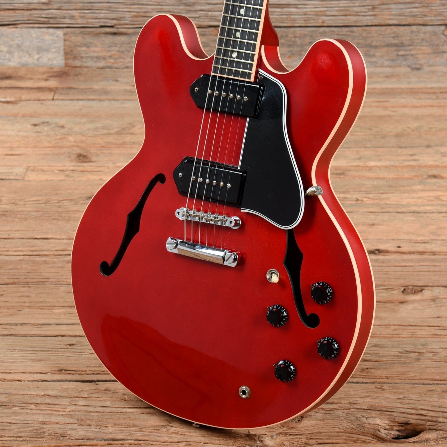 Gibson Custom Traditional Pro P-90 Cherry 2012 Electric Guitars / Semi-Hollow