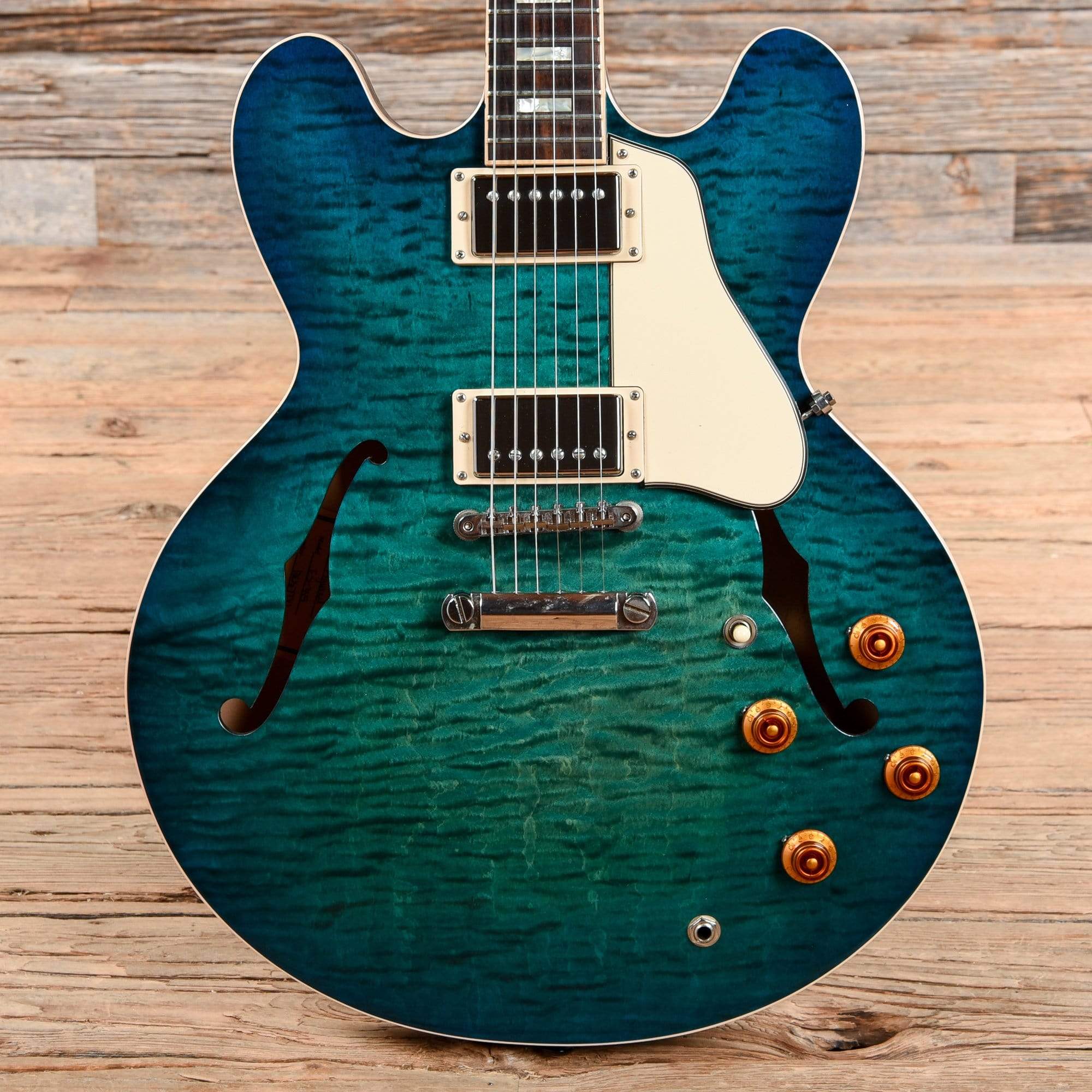 Gibson ES-335 Aqua 2017 Electric Guitars / Semi-Hollow