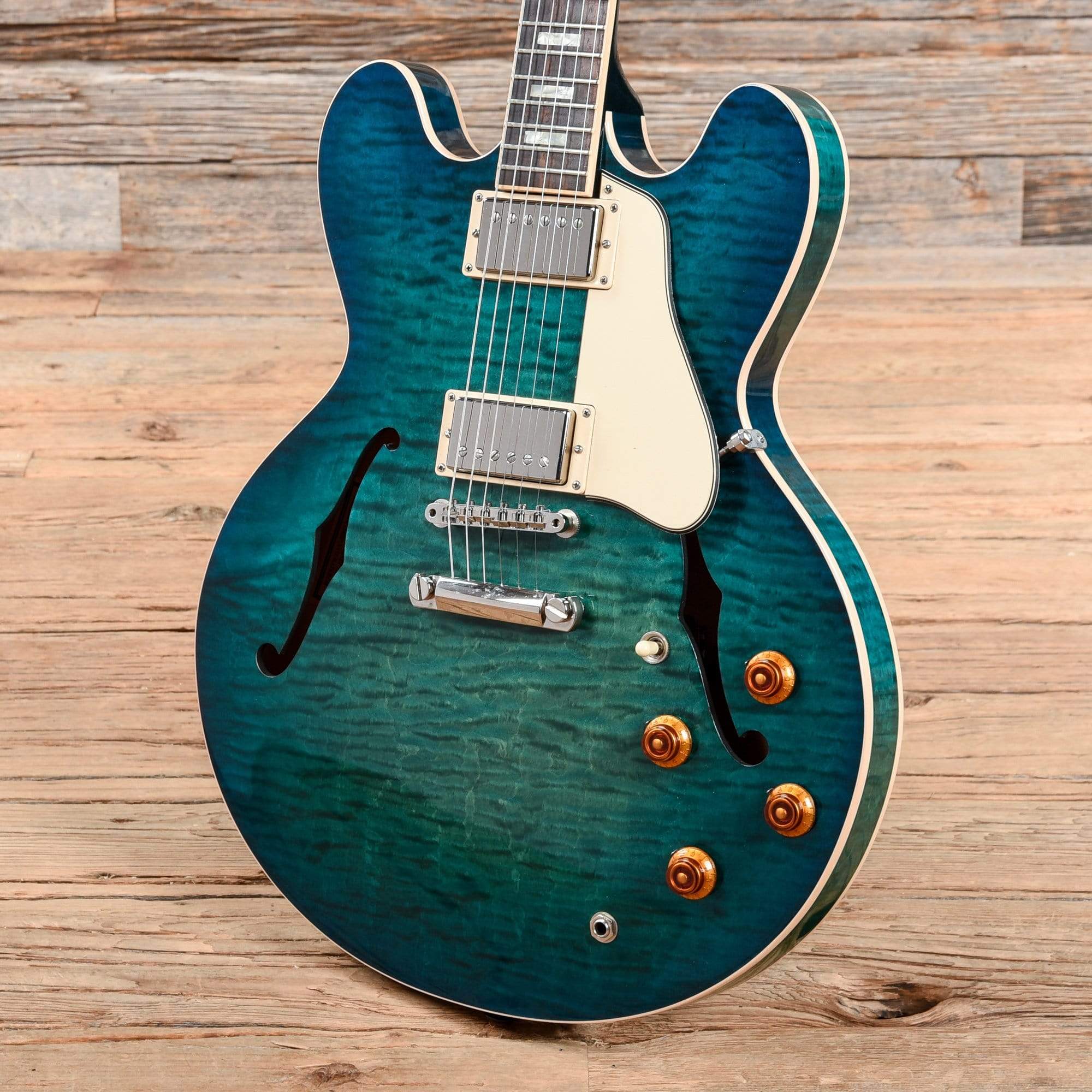 Gibson ES-335 Aqua 2017 Electric Guitars / Semi-Hollow