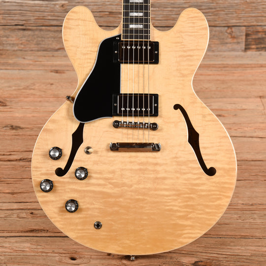 Gibson ES-335 Block Figured Antique Natural 2021 LEFTY Electric Guitars / Semi-Hollow
