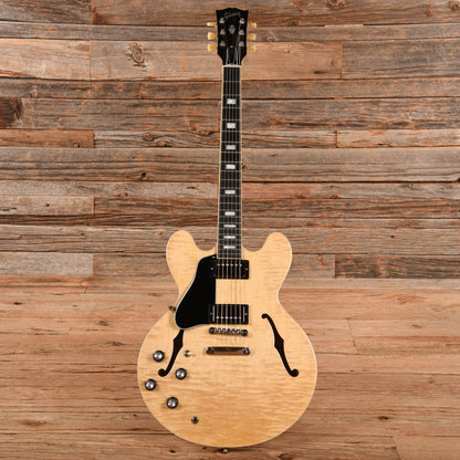 Gibson ES-335 Block Figured Antique Natural 2021 LEFTY Electric Guitars / Semi-Hollow