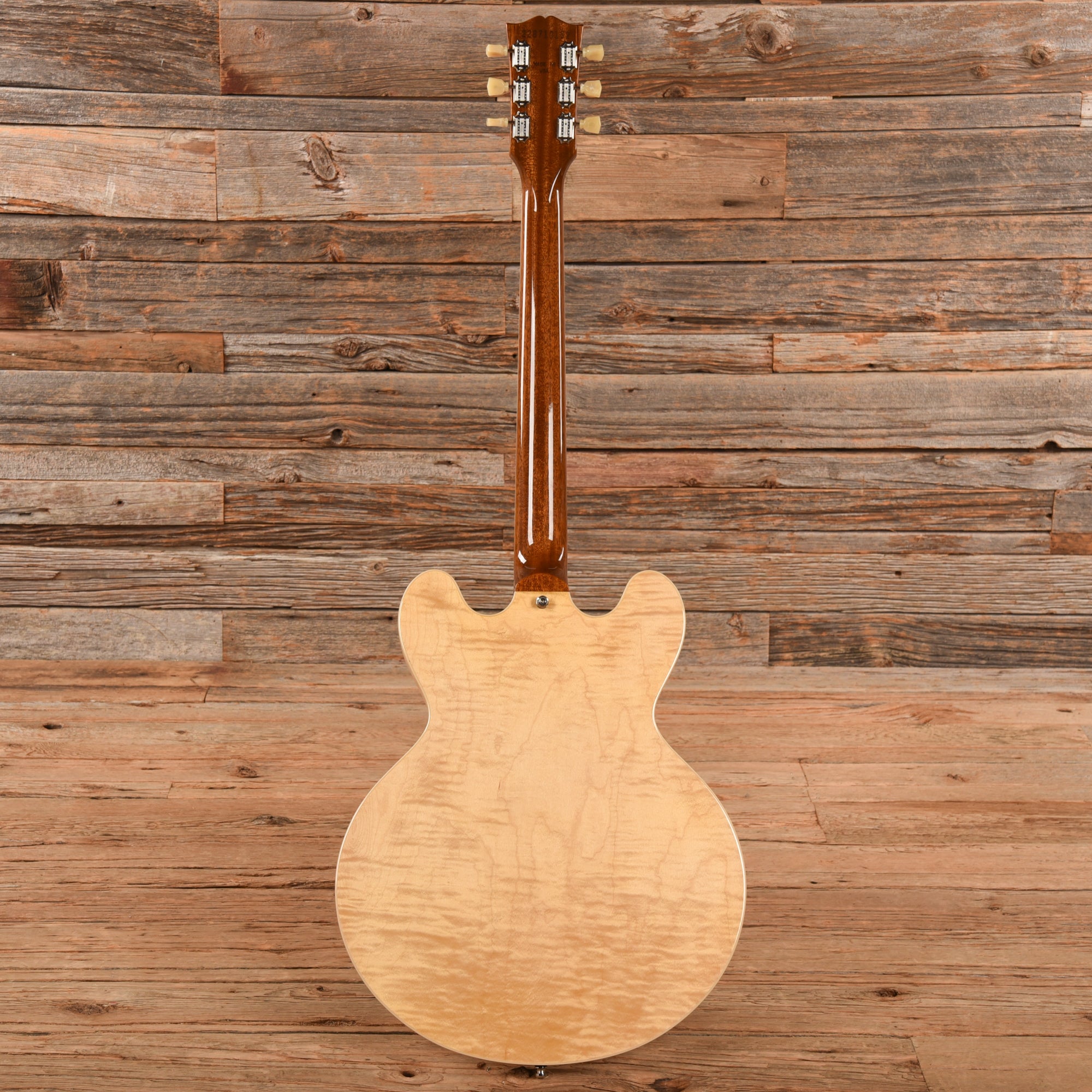 Gibson ES-335 Block Figured Antique Natural 2021 LEFTY Electric Guitars / Semi-Hollow