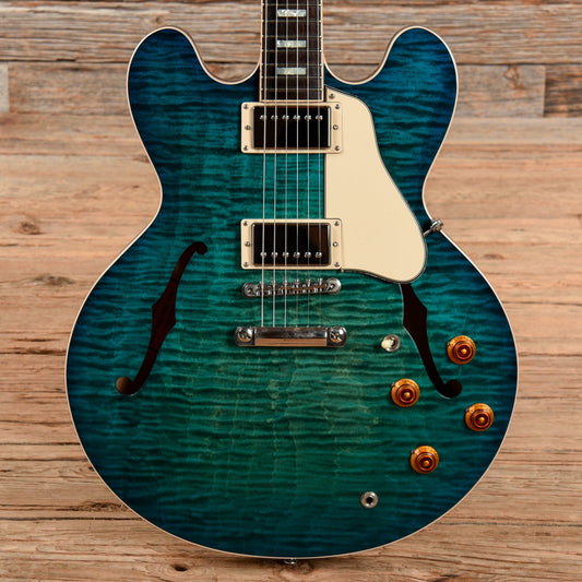 Gibson ES-335 Block Figured Aquamarine 2018 Electric Guitars / Semi-Hollow