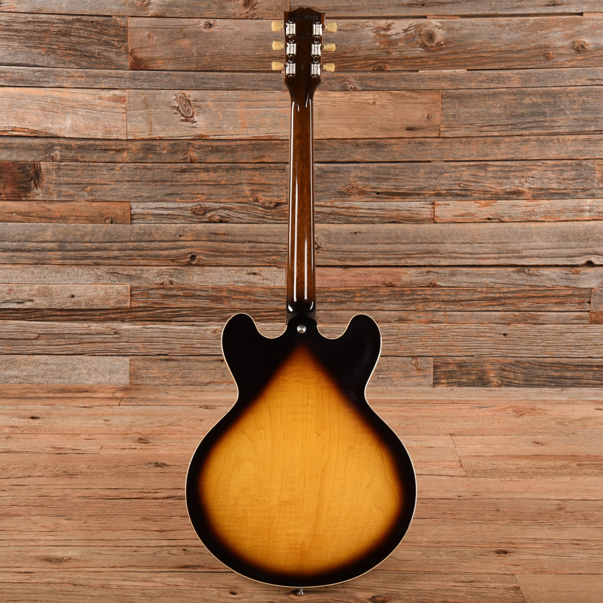 Gibson ES-335 Block Vintage Burst 2022 LEFTY Electric Guitars / Semi-Hollow