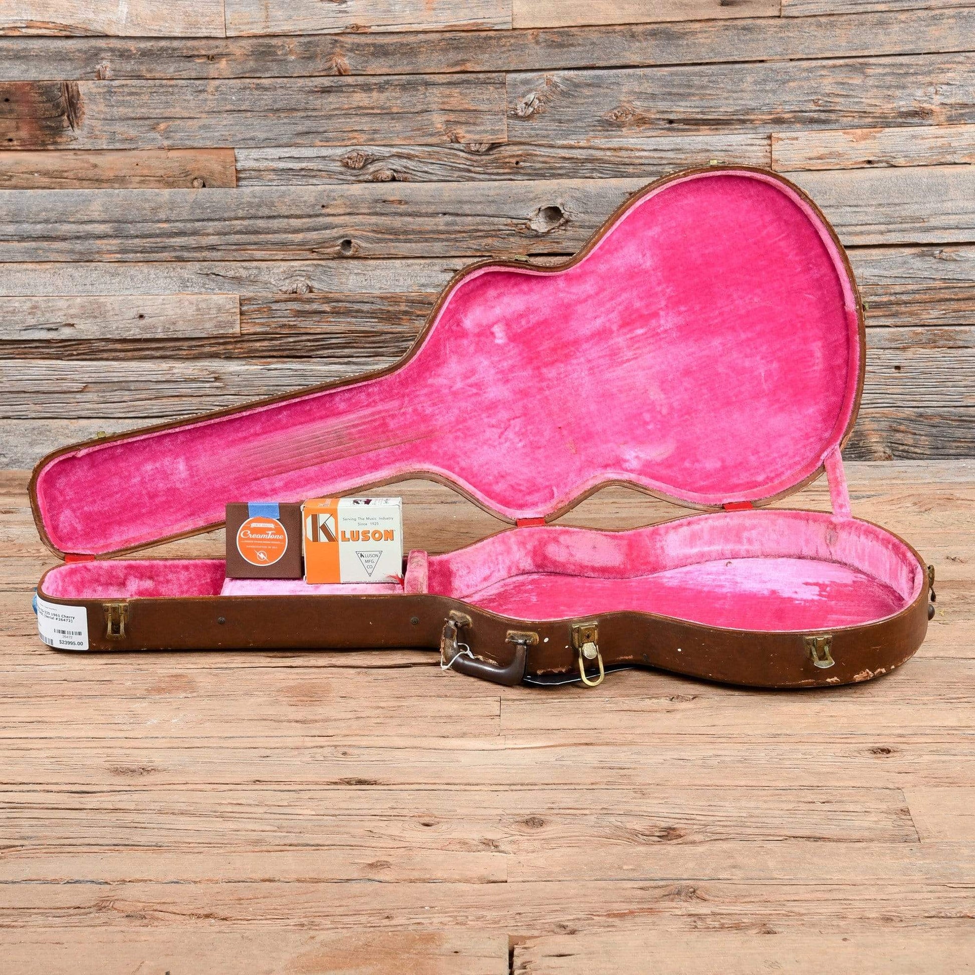 Gibson ES-335 Cherry 1961 Electric Guitars / Semi-Hollow