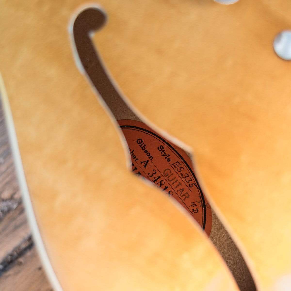 Gibson ES-335TDN with Custom Factory Split Parallelogram Inlays and Bigsby Natural 1960 Electric Guitars / Semi-Hollow