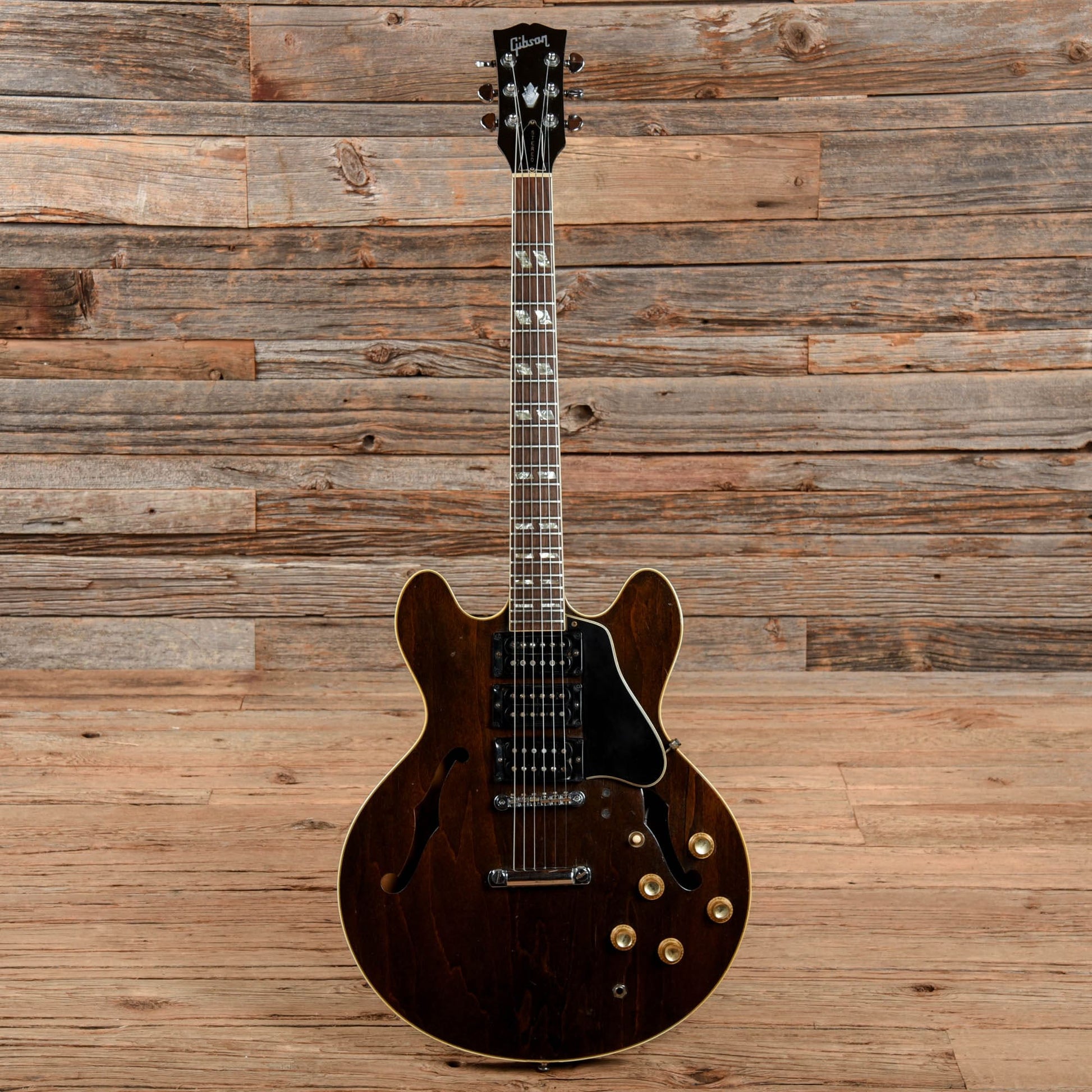 Gibson ES-345 Walnut 1970s Electric Guitars / Semi-Hollow