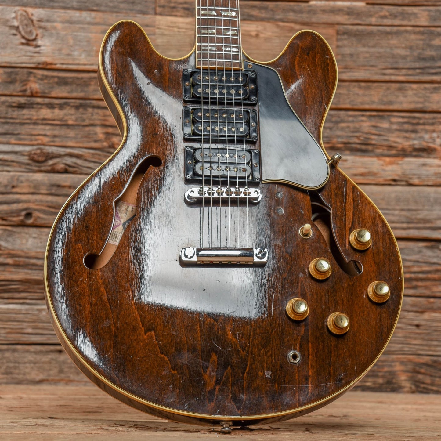 Gibson ES-345 Walnut 1970s Electric Guitars / Semi-Hollow