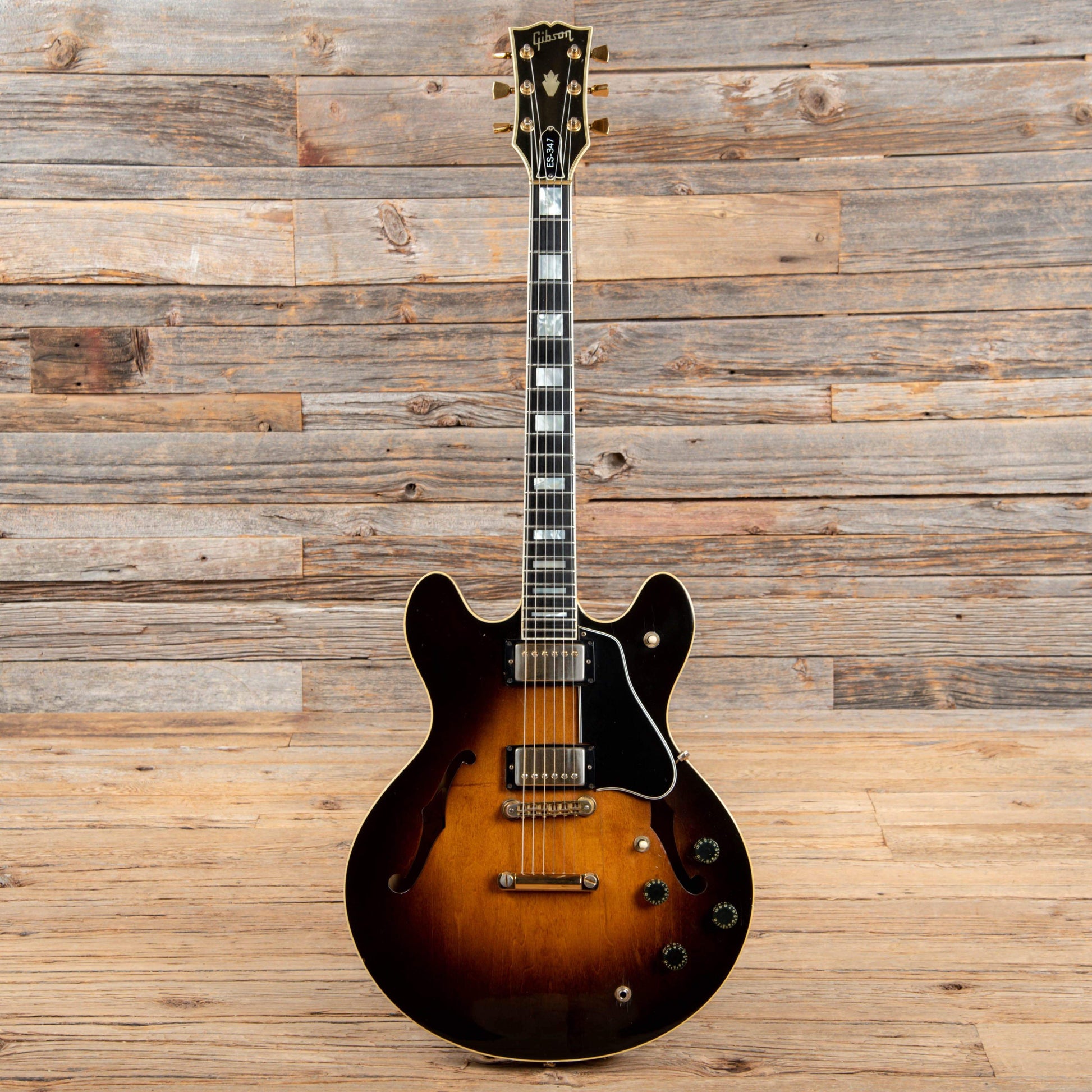 Gibson ES-347 Sunburst 1979 Electric Guitars / Semi-Hollow
