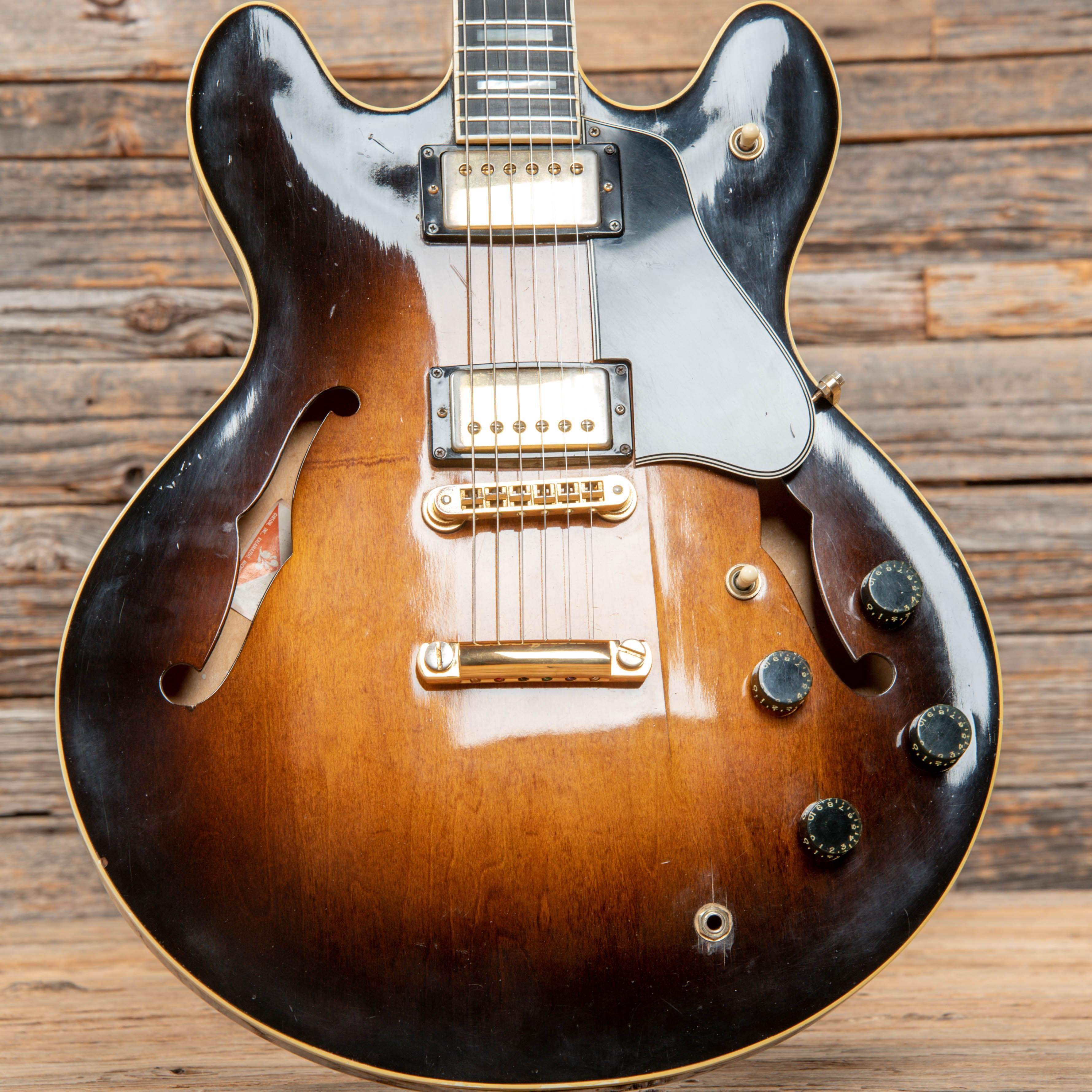 Gibson ES-347 Sunburst 1979 Electric Guitars / Semi-Hollow