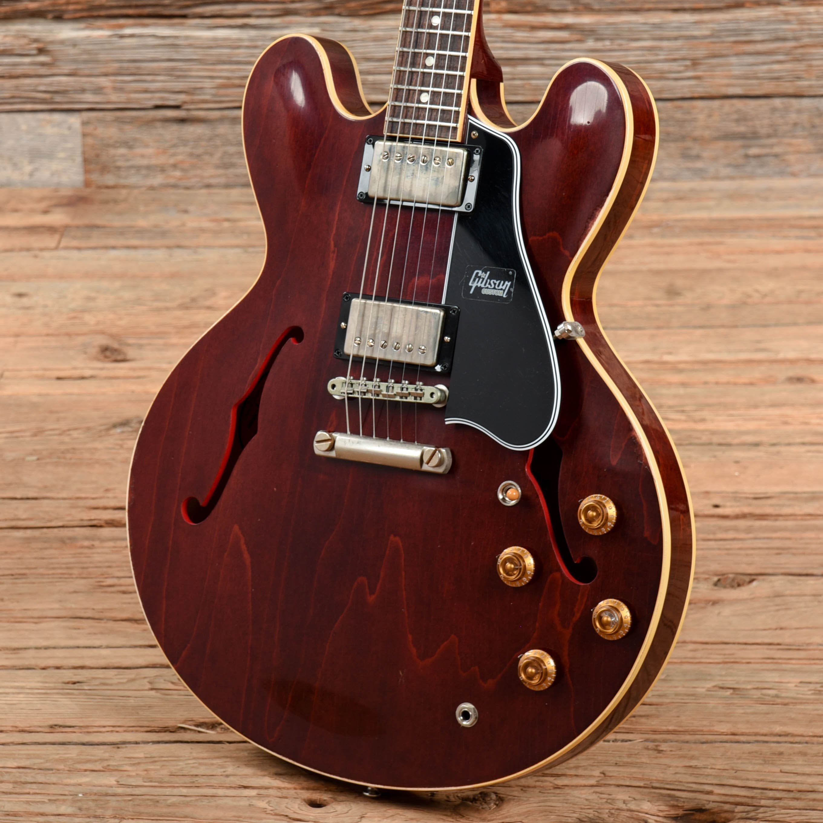 Gibson Gibson Custom '59 ES-335 Murphy Aged Viking Red 2017 Electric Guitars / Semi-Hollow