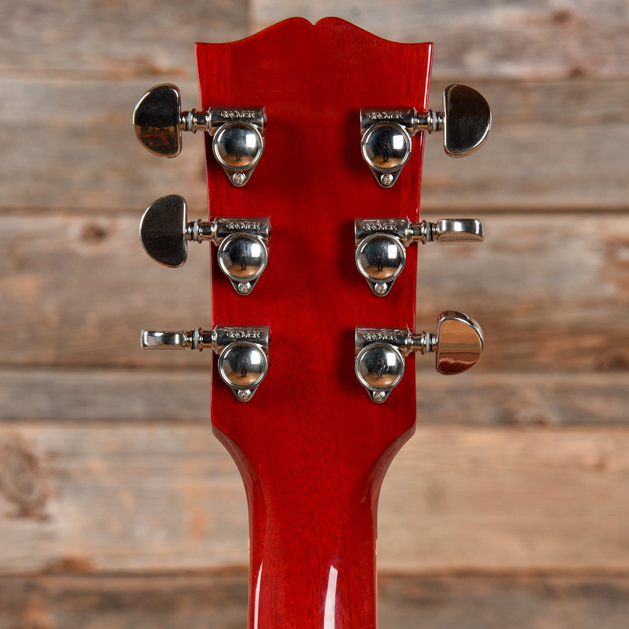 ギター Gibson Memphis ES-335 Cherry 2015 Gibson Memphis ES-335 Block Cherry 2015 – Chicago Music Exchange