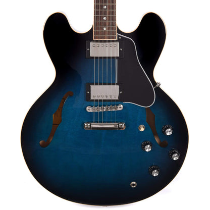 Gibson Memphis 2019 Limited ES-335 Dot Blues Burst Electric Guitars / Semi-Hollow