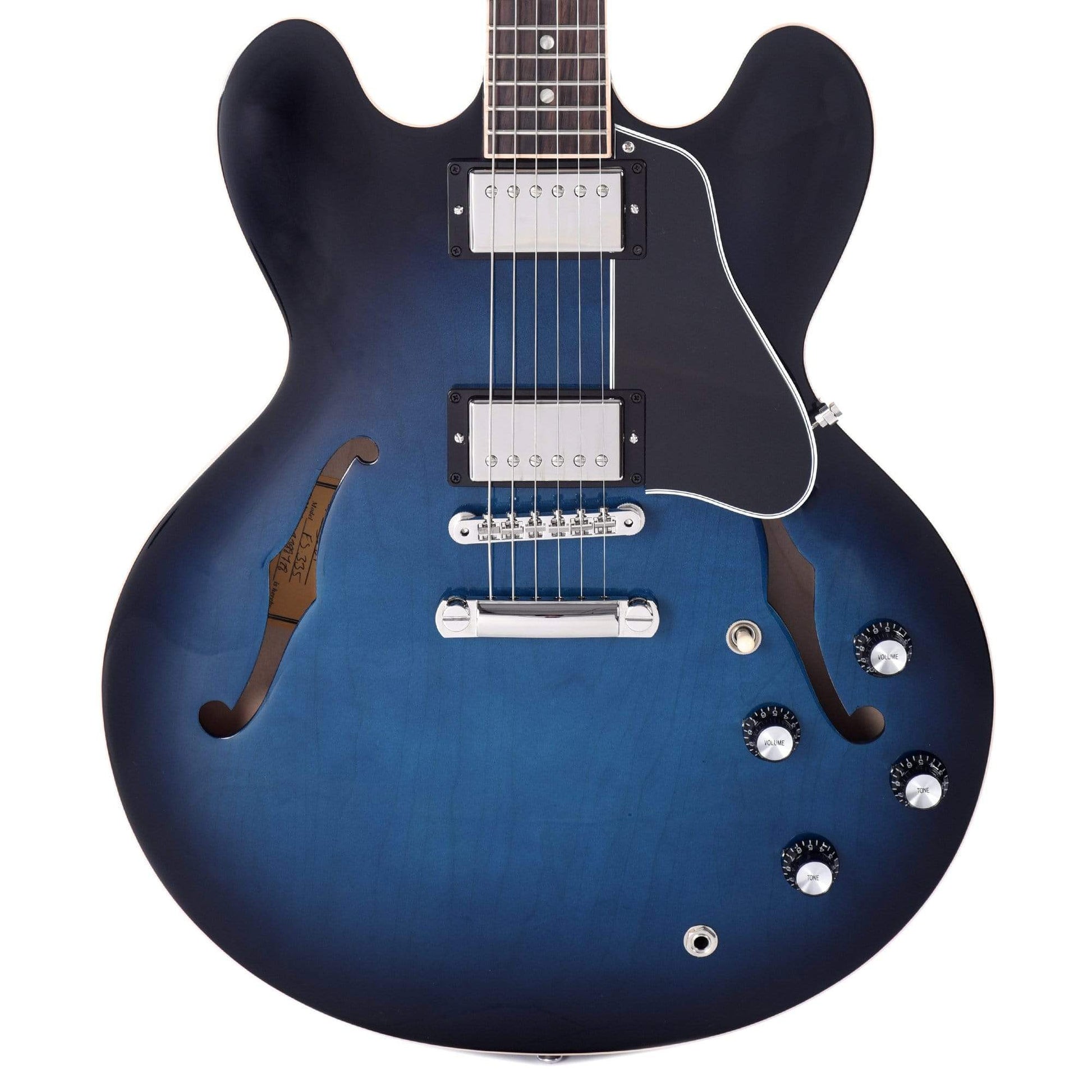 Gibson Memphis 2019 Limited ES-335 Dot Blues Burst Electric Guitars / Semi-Hollow