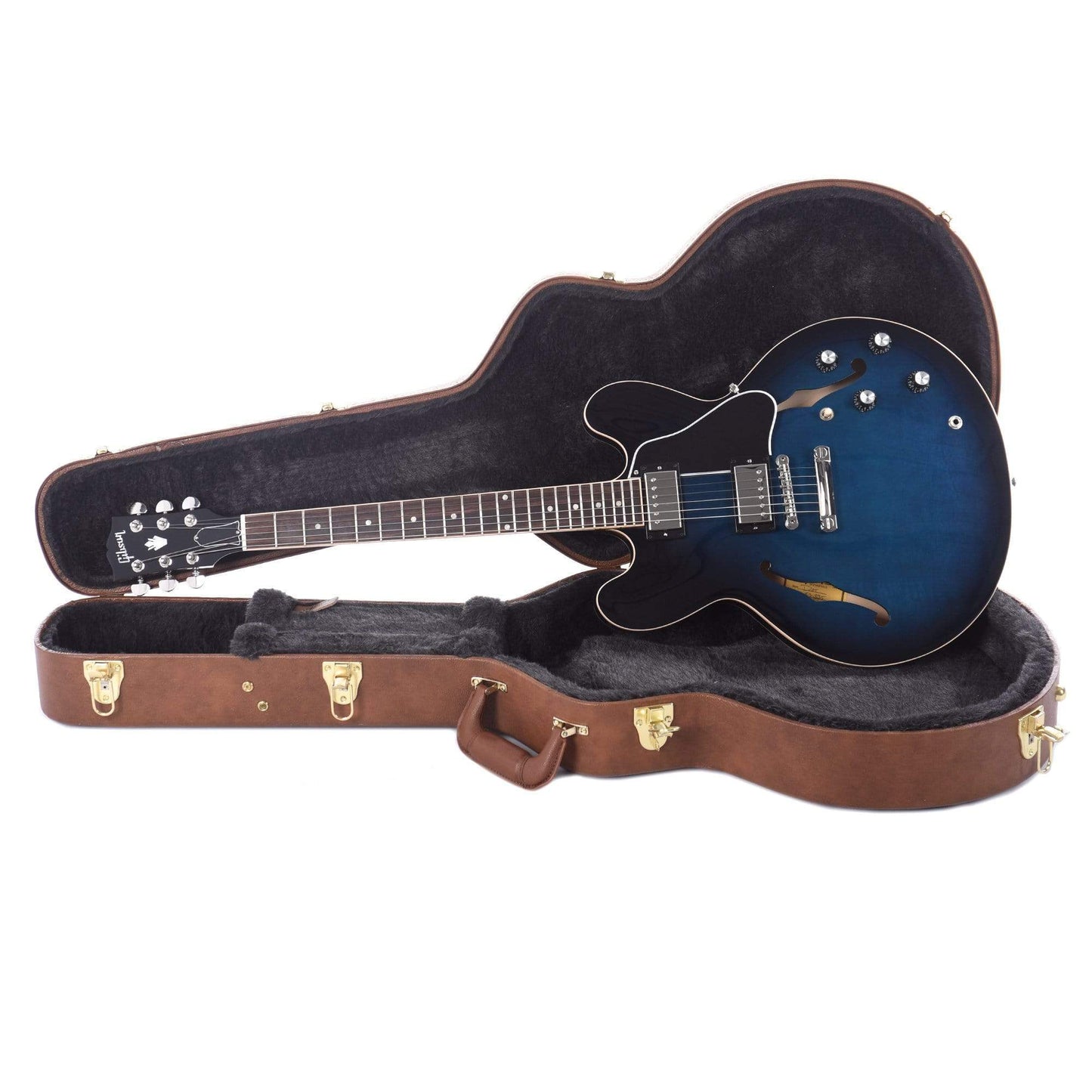 Gibson Memphis 2019 Limited ES-335 Dot Blues Burst Electric Guitars / Semi-Hollow