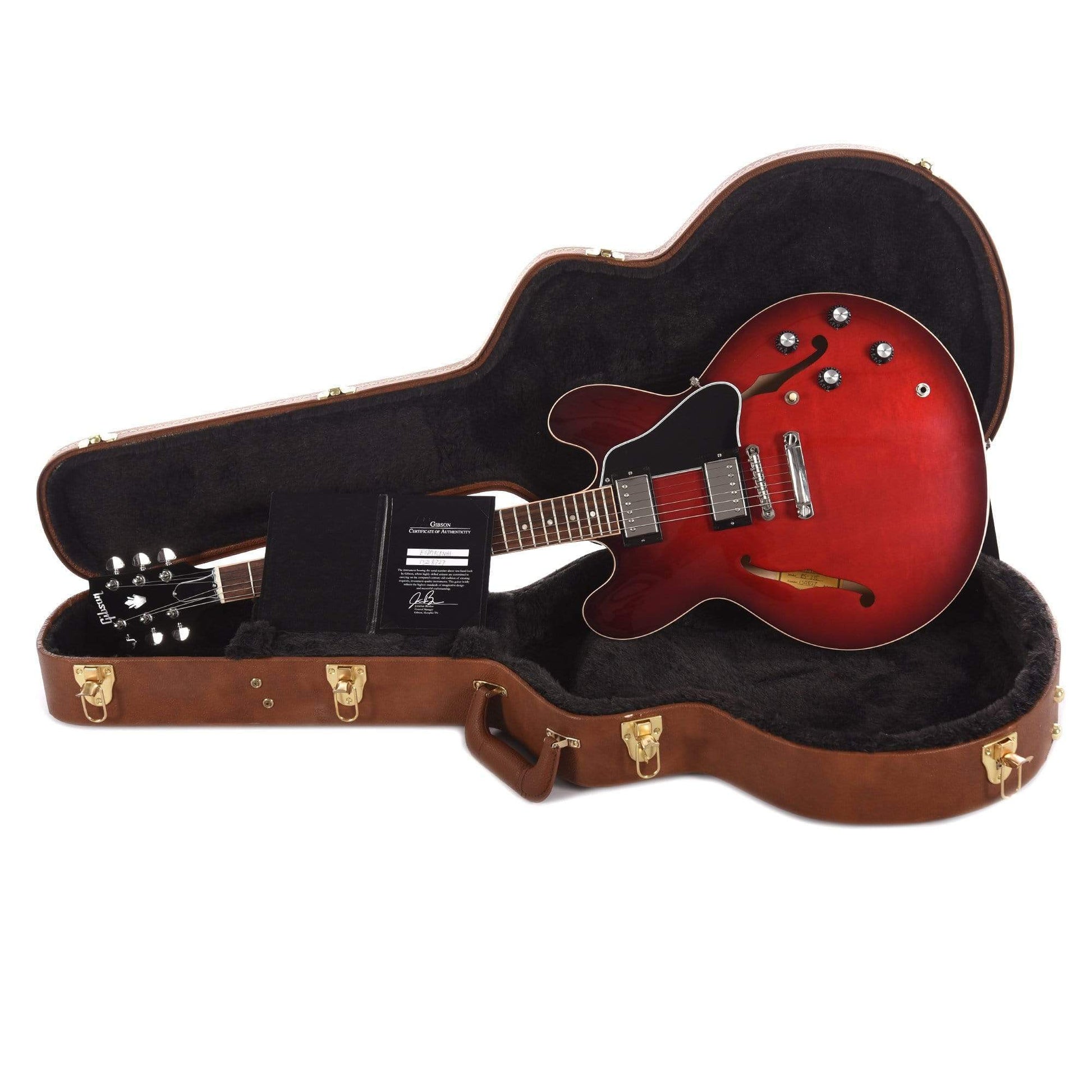 Gibson Memphis 2019 Limited ES-335 Dot Cherry Burst Electric Guitars / Semi-Hollow