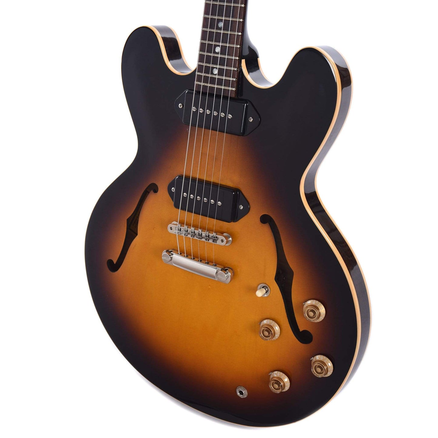 Gibson Memphis 2019 Limited ES-335 Dot P-90 Vintage Burst Electric Guitars / Semi-Hollow