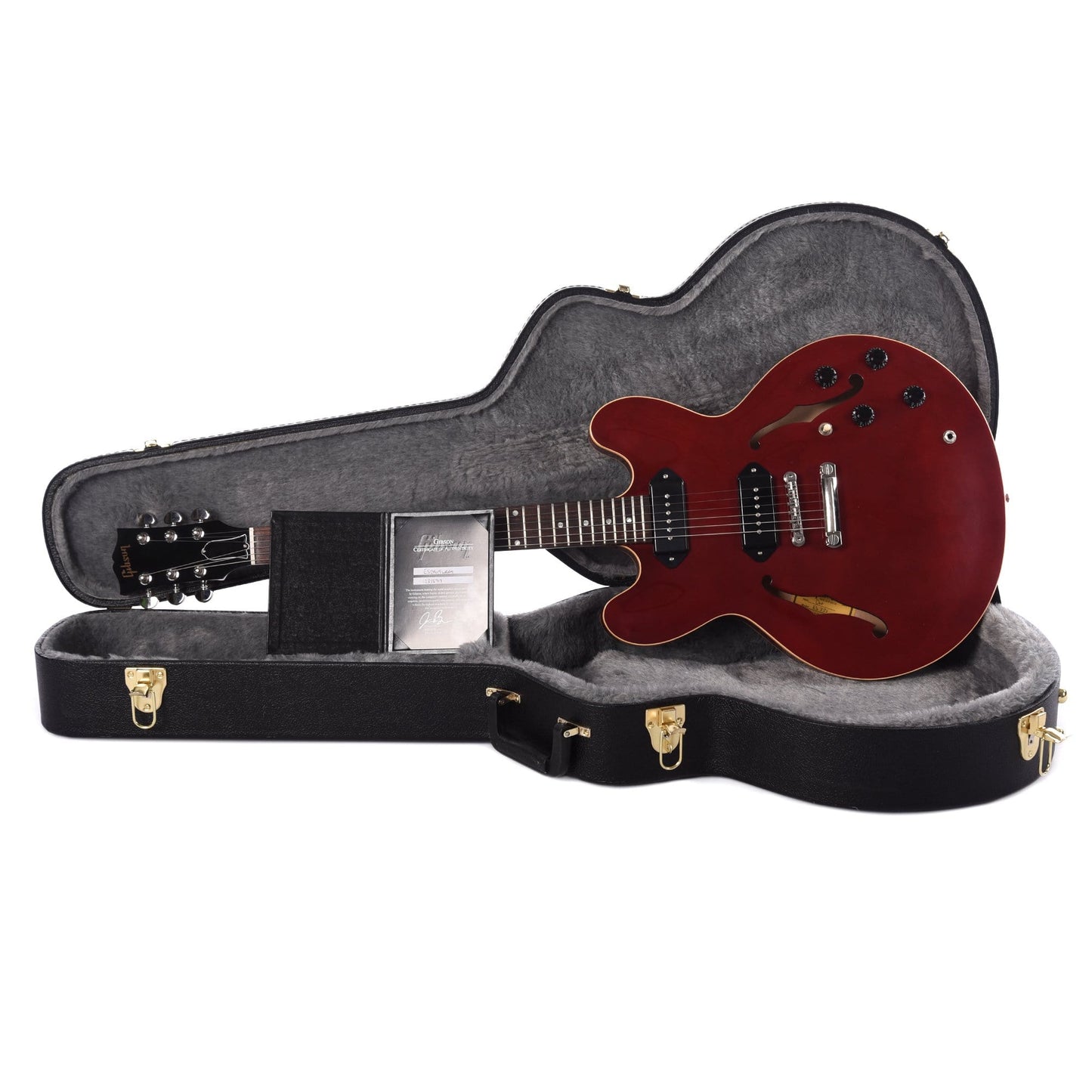 Gibson Memphis 2019 Limited ES-335 Dot P-90 Wine Red Electric Guitars / Semi-Hollow