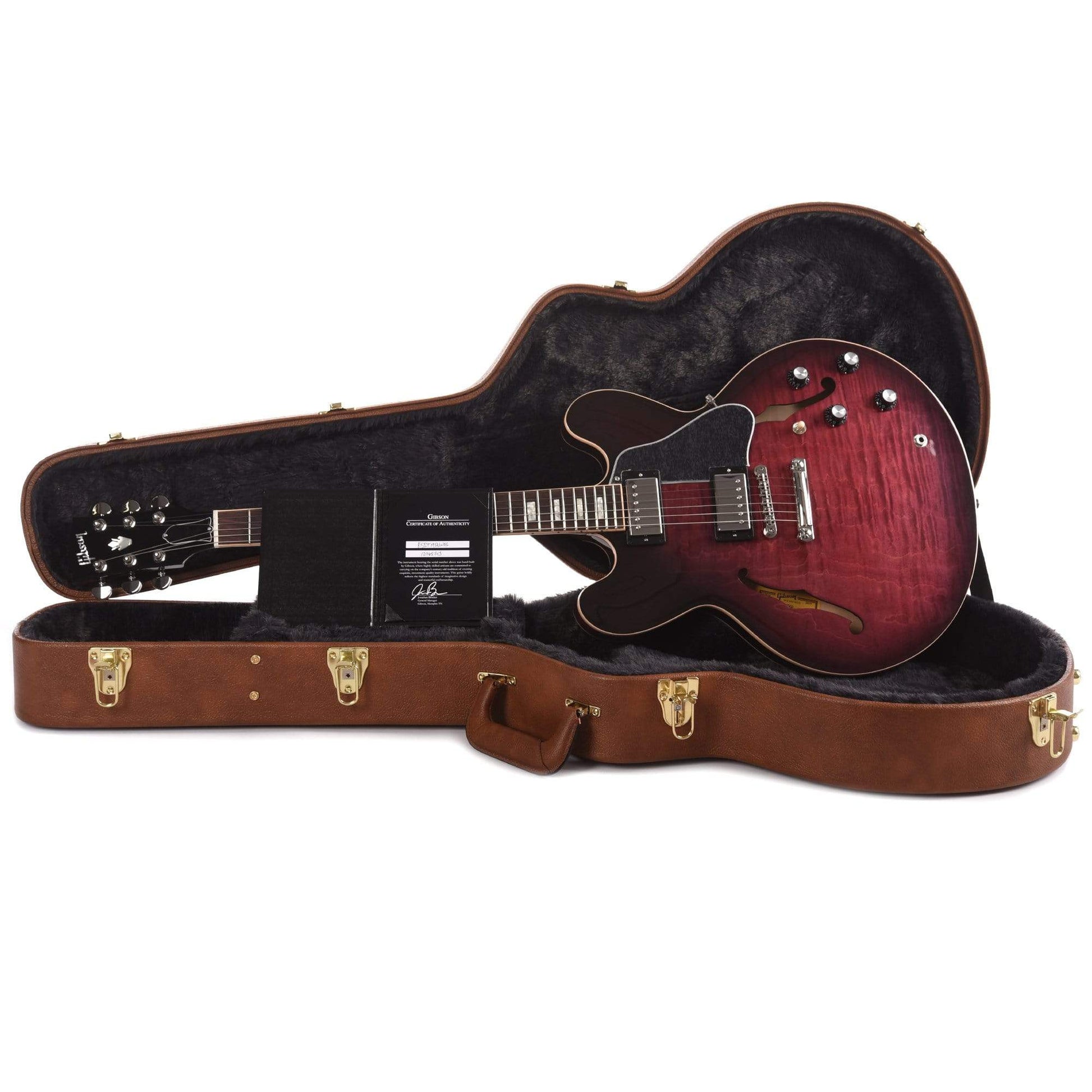 Gibson Memphis 2019 Limited ES-335 Figured Purple Burst Electric Guitars / Semi-Hollow