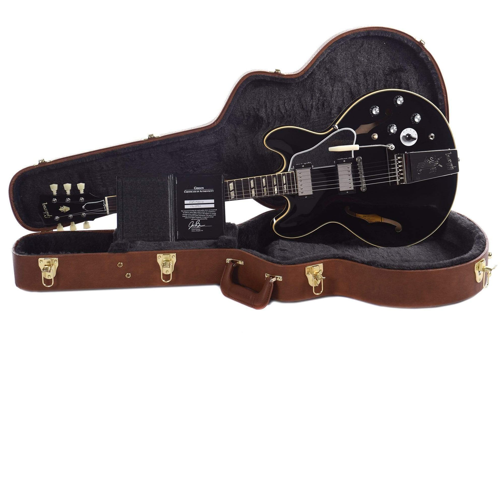 Gibson Memphis 2019 Limited ES-345 Mono Varitone Ebony w/Maestro Electric Guitars / Semi-Hollow