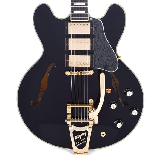 Gibson Memphis 2019 Limited ES-355 Black Beauty Bigsby Electric Guitars / Semi-Hollow