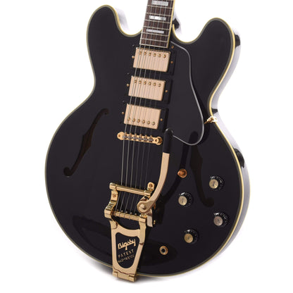 Gibson Memphis 2019 Limited ES-355 Black Beauty Bigsby Electric Guitars / Semi-Hollow