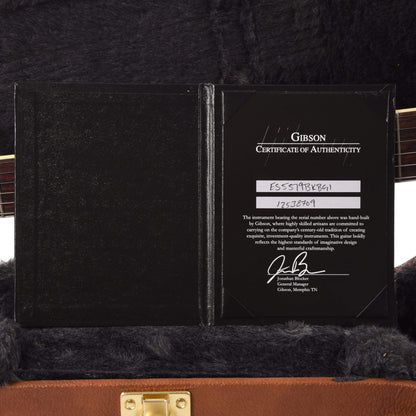 Gibson Memphis 2019 Limited ES-355 Black Beauty Bigsby Electric Guitars / Semi-Hollow