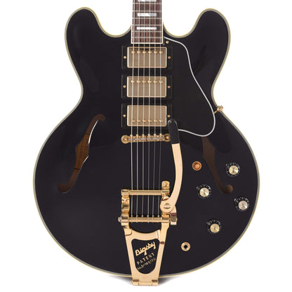 Gibson Memphis 2019 Limited ES-355 Black Beauty Bigsby Electric Guitars / Semi-Hollow