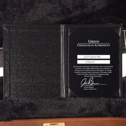 Gibson Memphis 2019 Limited ES-355 Graphite Metallic Stopbar Electric Guitars / Semi-Hollow