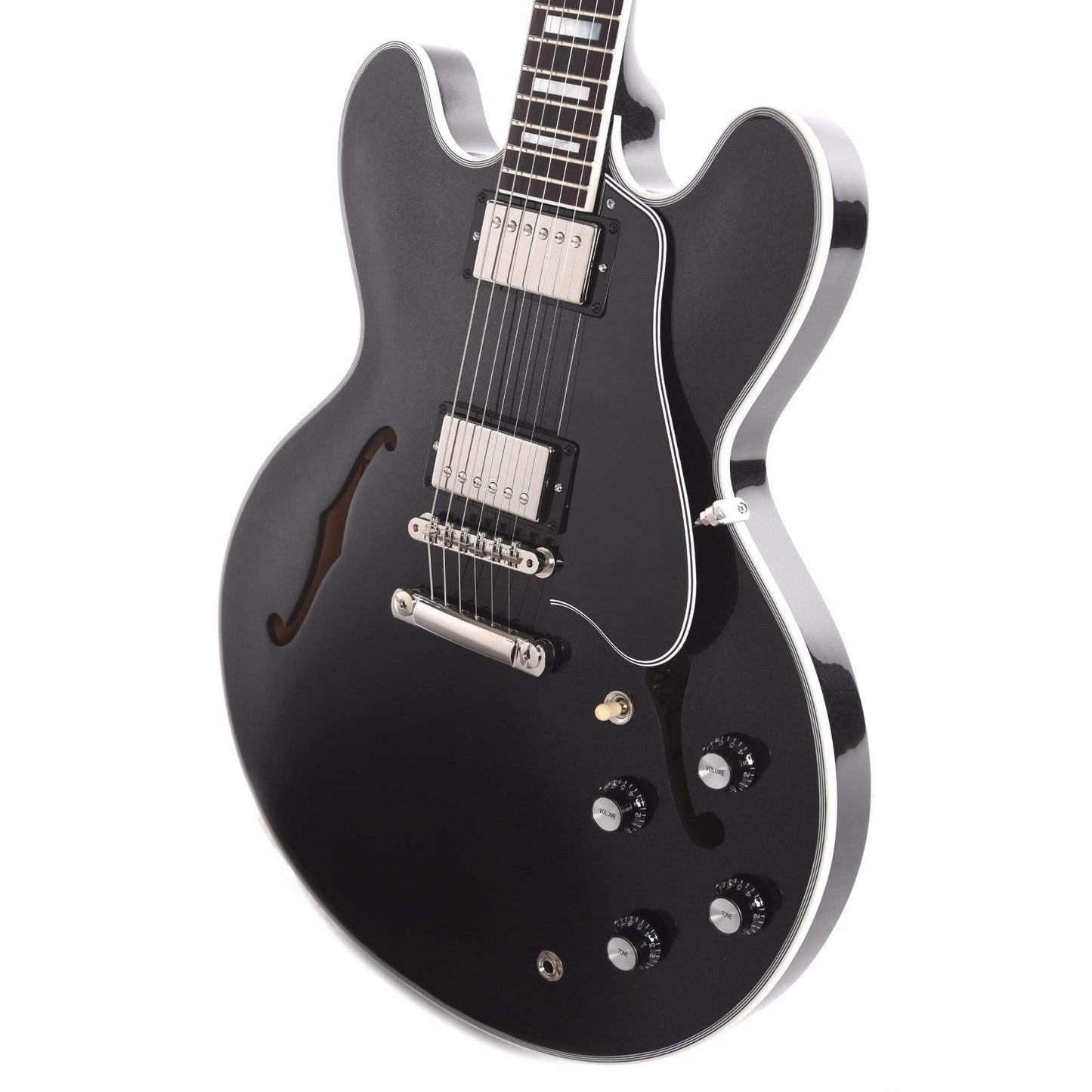 Gibson Memphis 2019 Limited ES-355 Graphite Metallic Stopbar Electric Guitars / Semi-Hollow