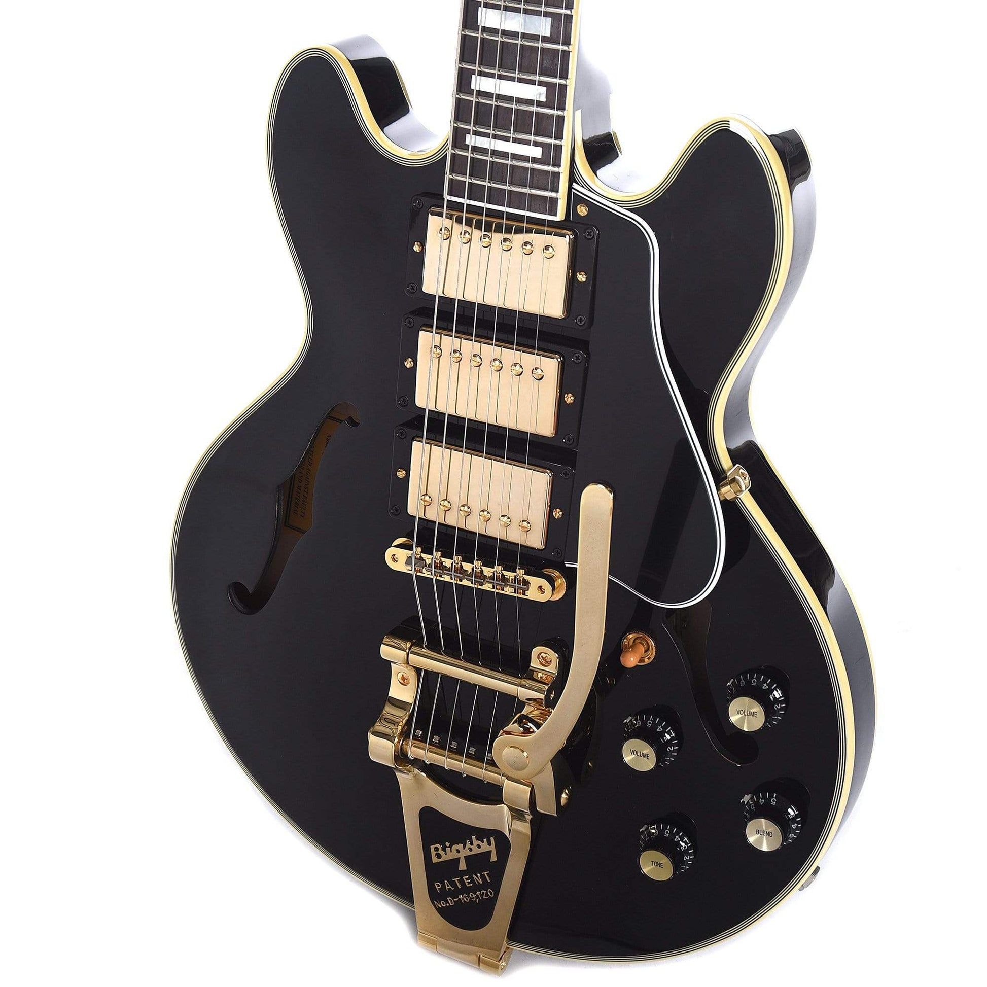 Gibson Memphis 2019 Limited ES-359 Black Beauty Bigsby Electric Guitars / Semi-Hollow