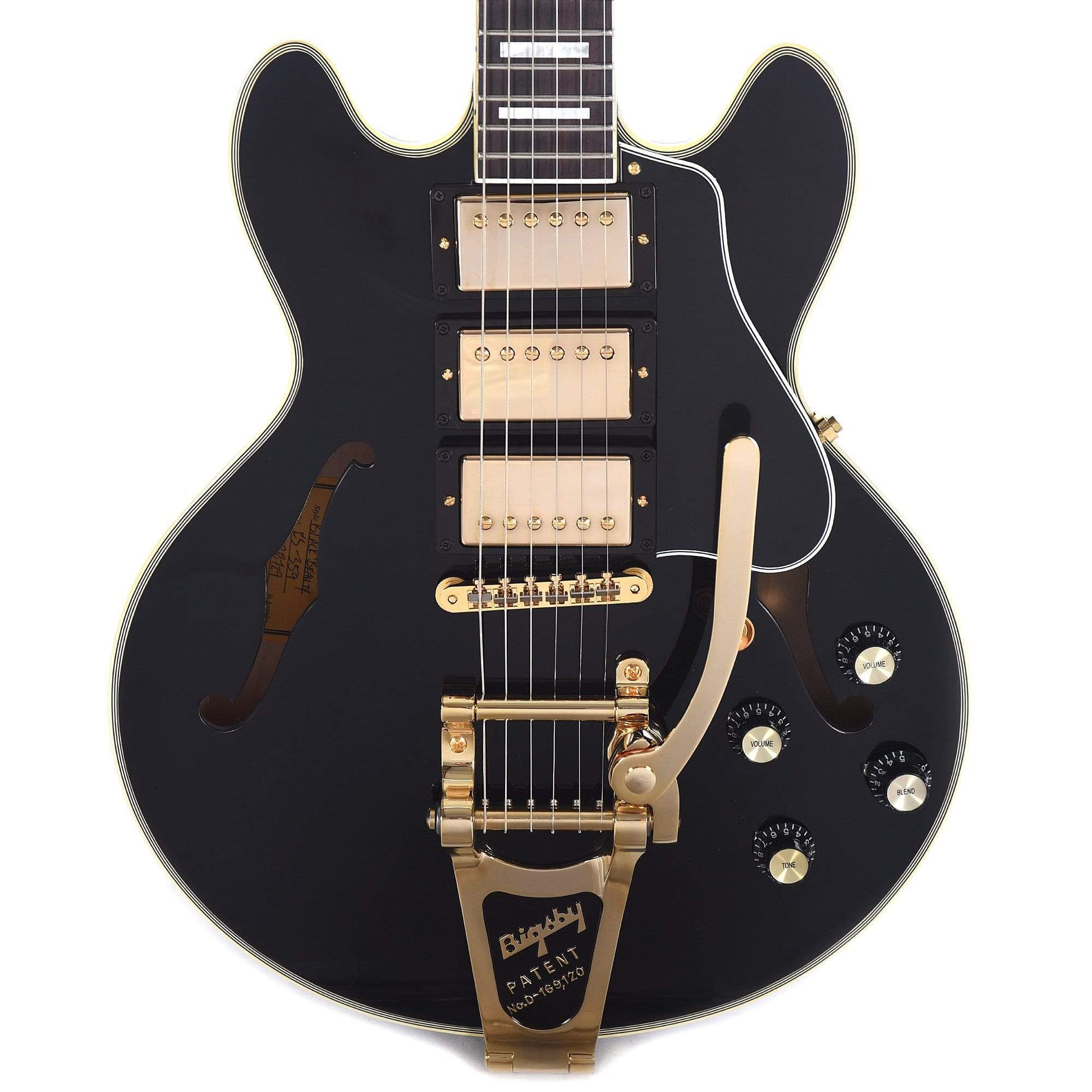 Gibson Memphis 2019 Limited ES-359 Black Beauty Bigsby Electric Guitars / Semi-Hollow